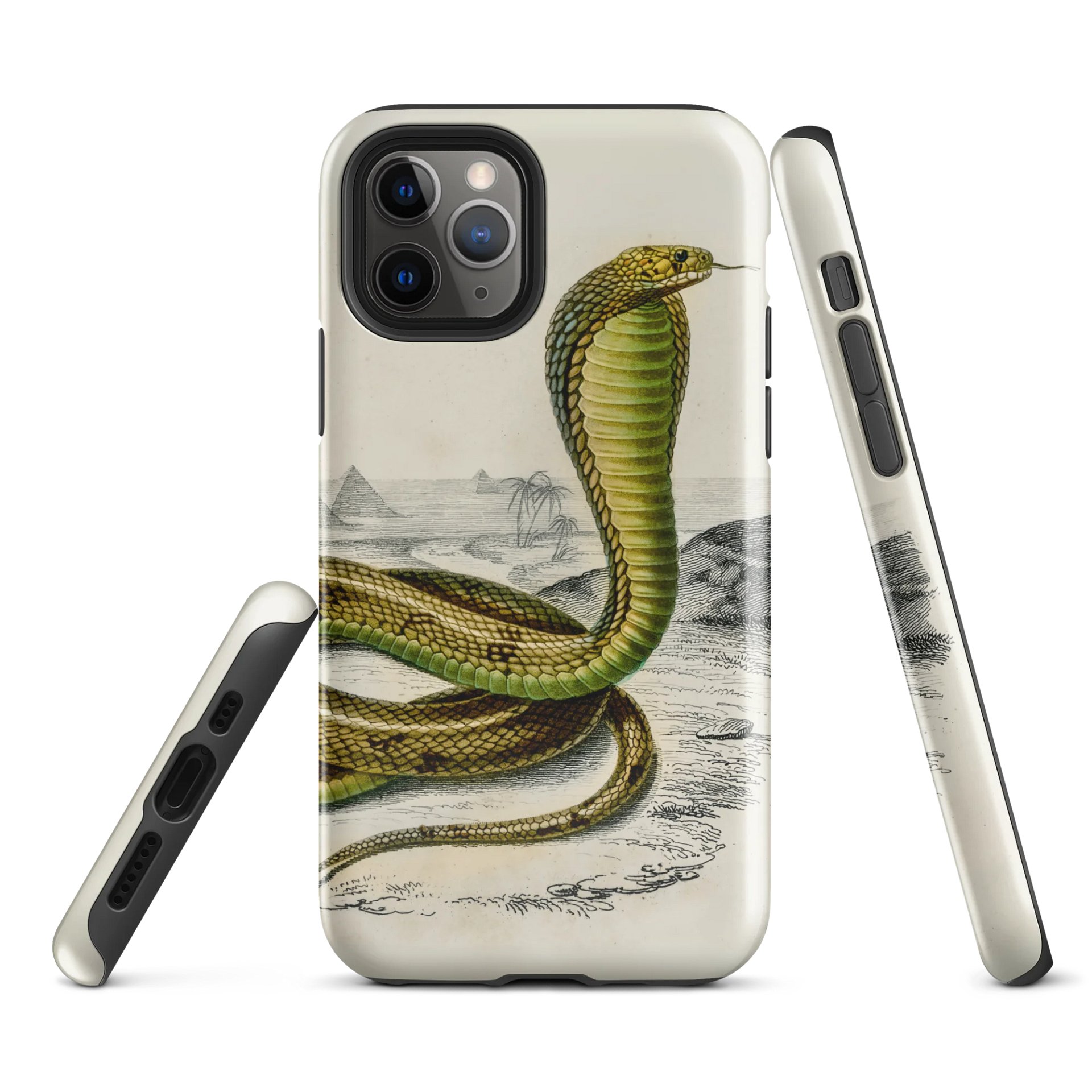 Vintage Snake Illustration iPhone® Tough Case product image (3)