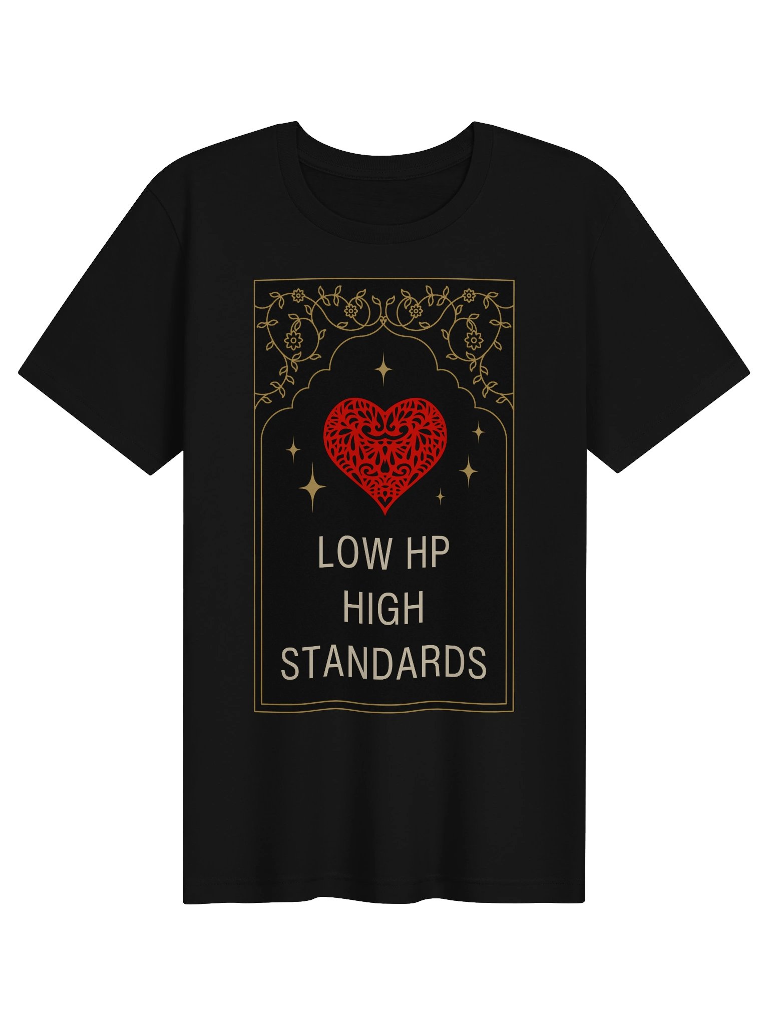 Low HP High Standards Shirt | Chronic Illness Gamer & Spoonie Tee product image (1)