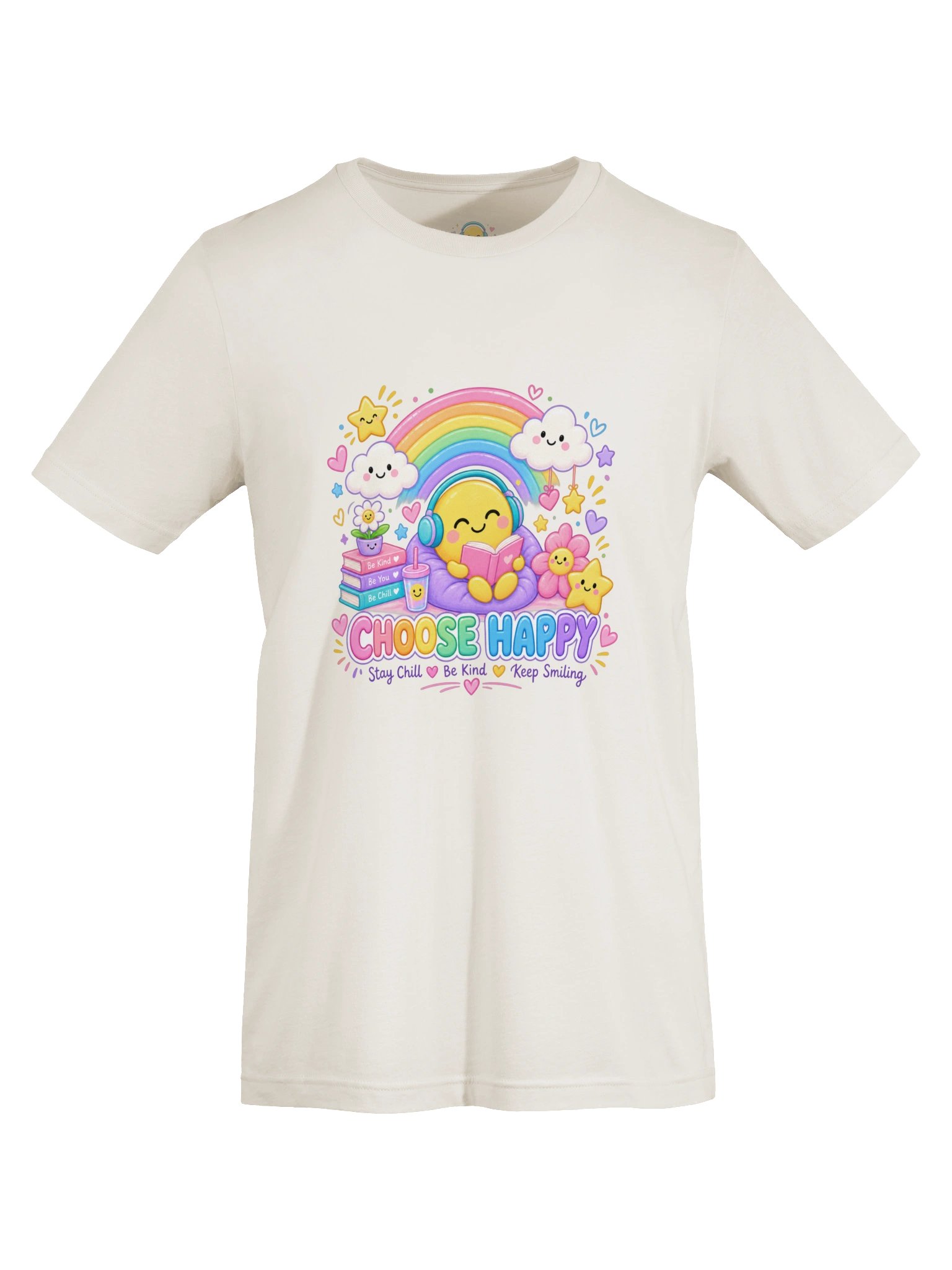 Choose Happy Kawaii Rainbow T-Shirt product image (14)