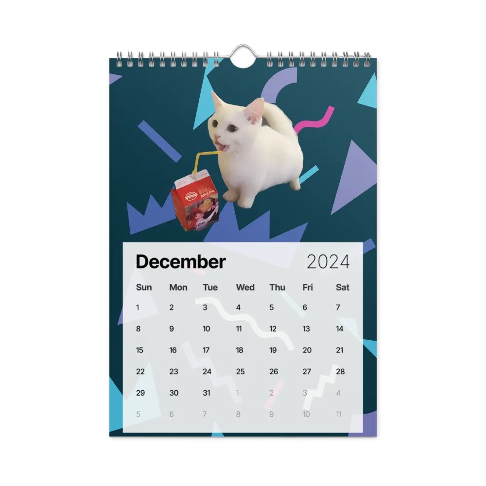 Wall Calendar (2024): Meme Cats product image (6)