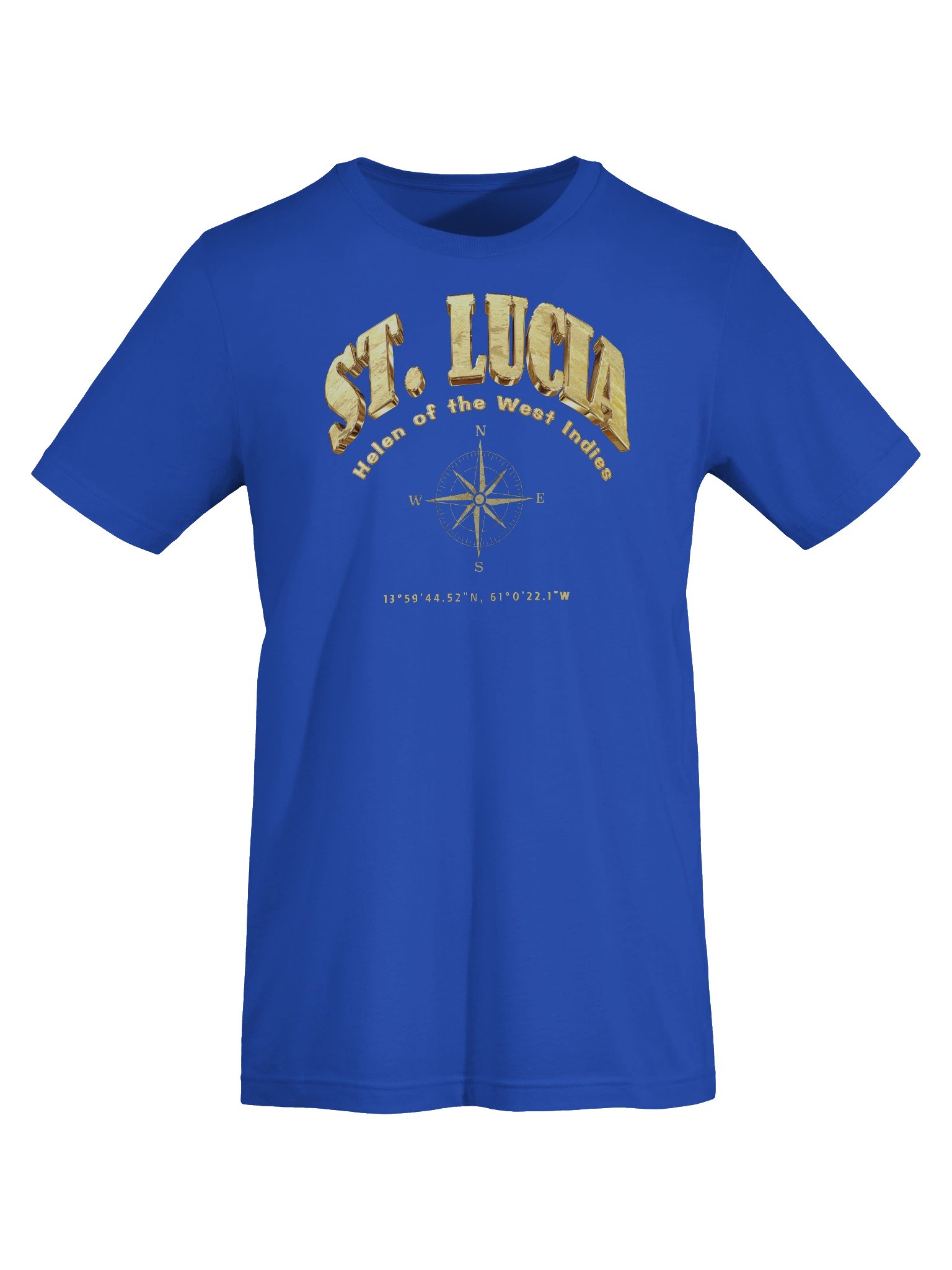 Compass - St. Lucia - Vintage Gold | Supersoft T-Shirt product image (5)