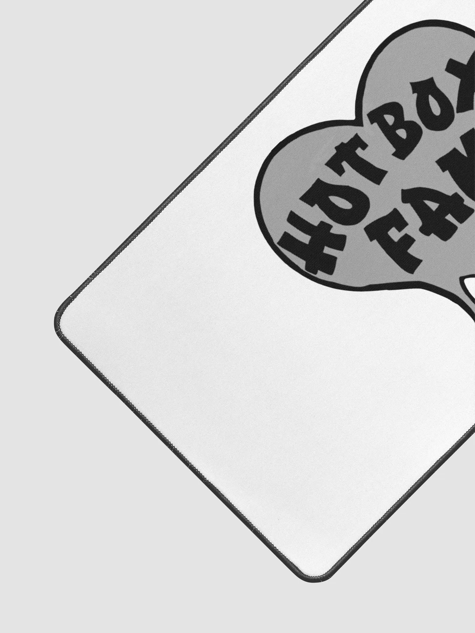 HOT BOX FAM SOLID GREY LOGO DESK MAT product image (3)