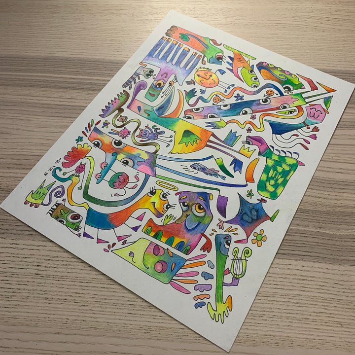 Critter Coloring Page 2 product image (1)
