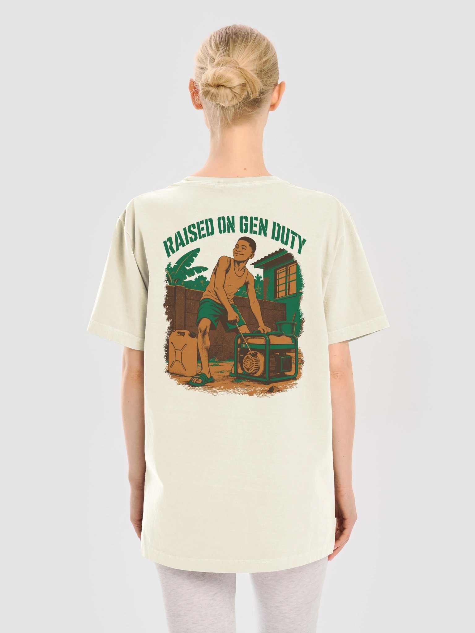 Raised on Gen Duty (Heavyweight garment-dyed tee) product image (19)