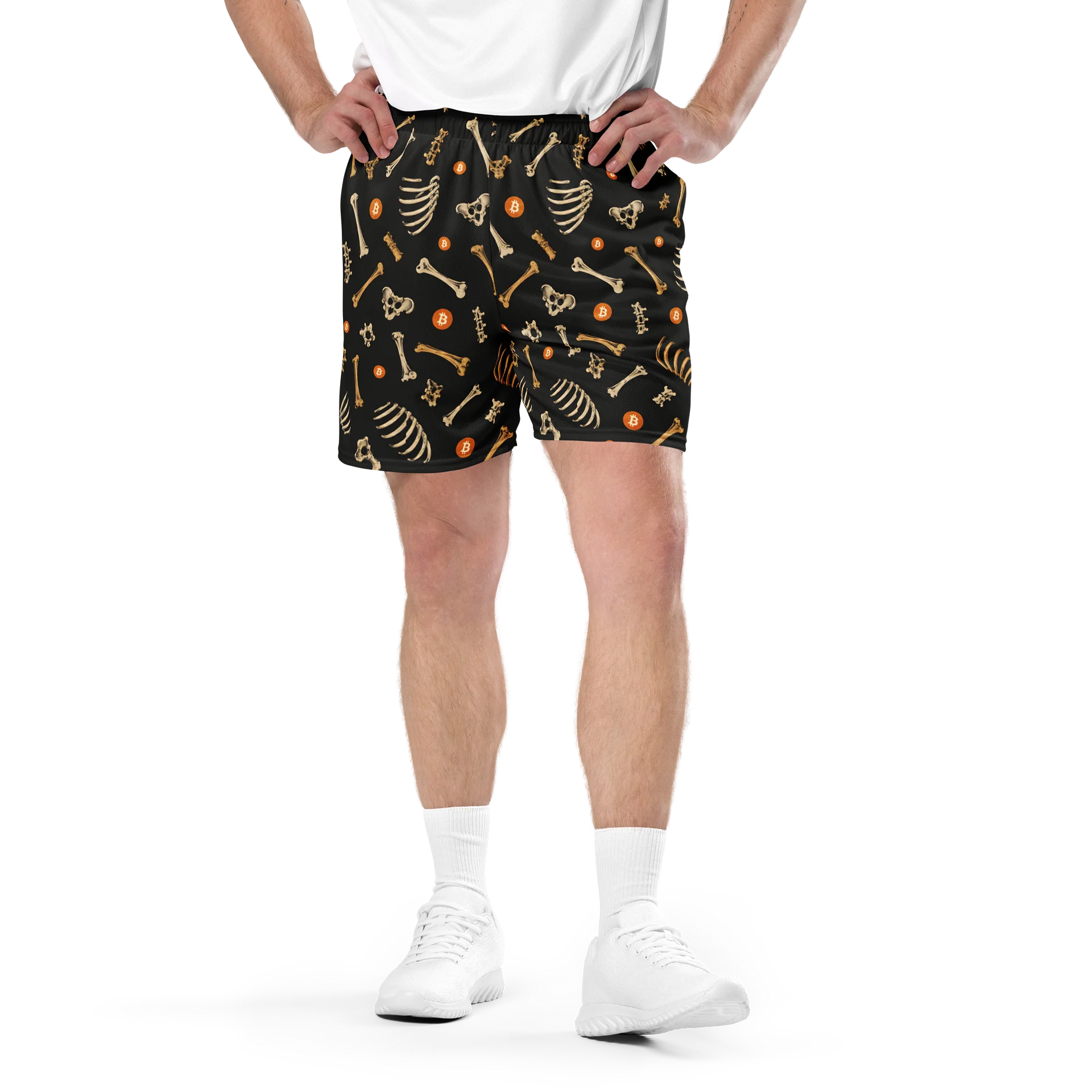 Bones & Pumpkins Mesh Shorts — Limited Supply Costume Set product image (1)