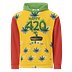 Happy 420 Leafy All-Over Hoodie