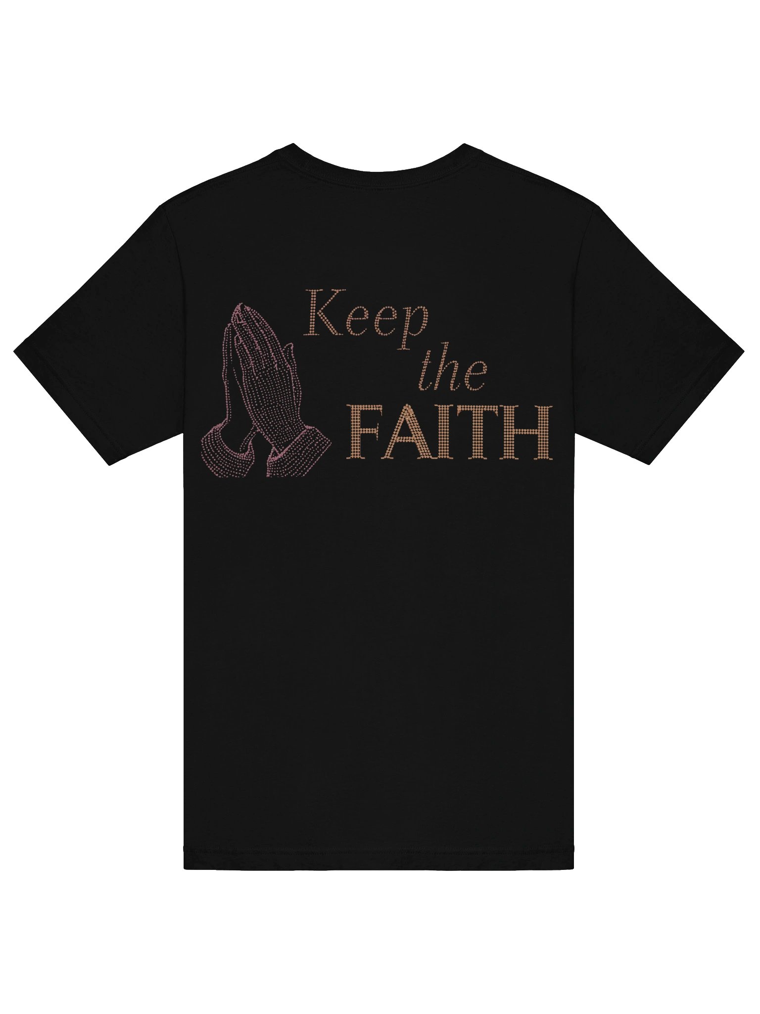 God Kept Me -Keep The Faith Glittery Tee product image (6)