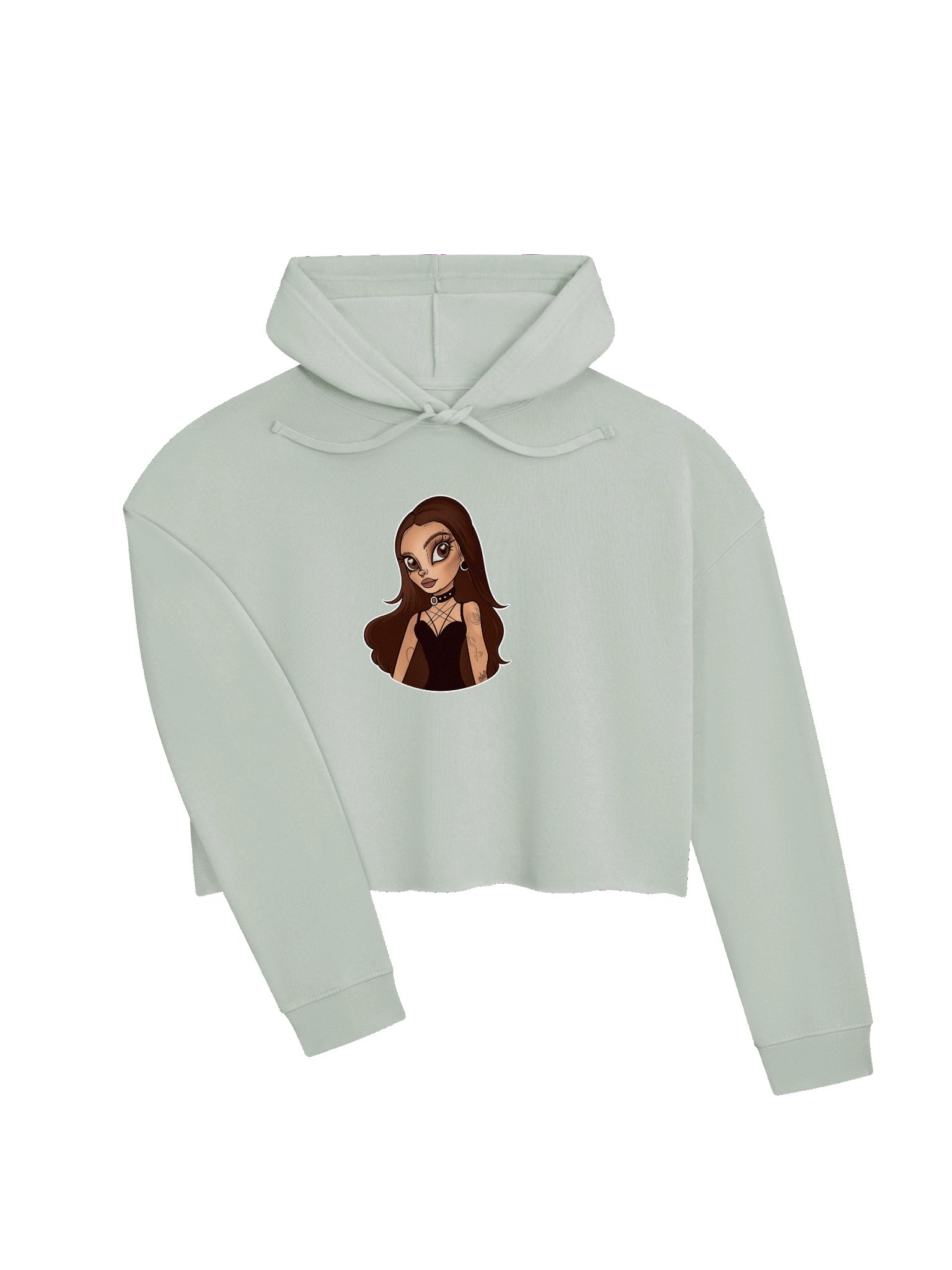 xAnnaleigh Front Logo Cropped Hoodie product image (3)