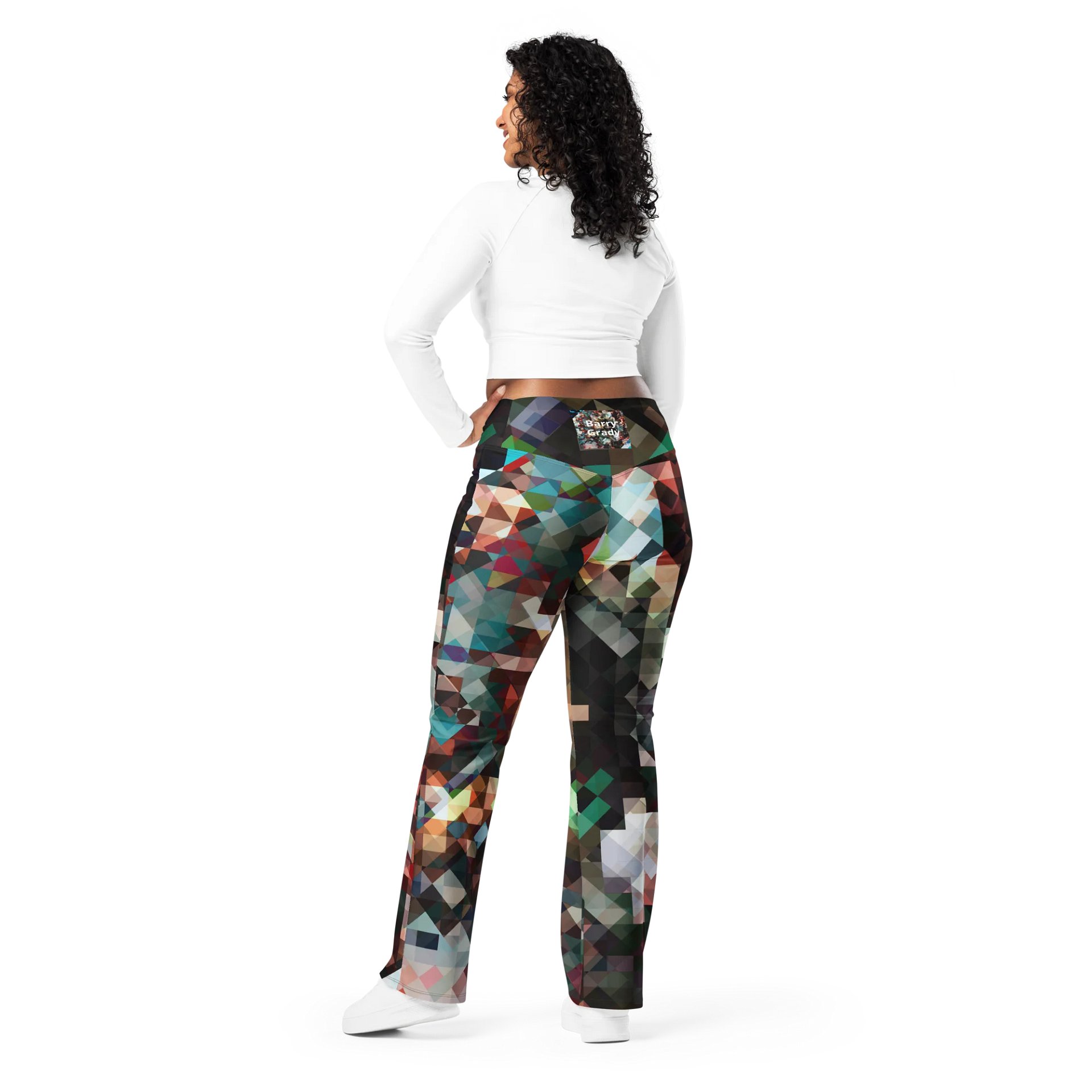 Barry Grady Abstract Flared Leggings product image (3)