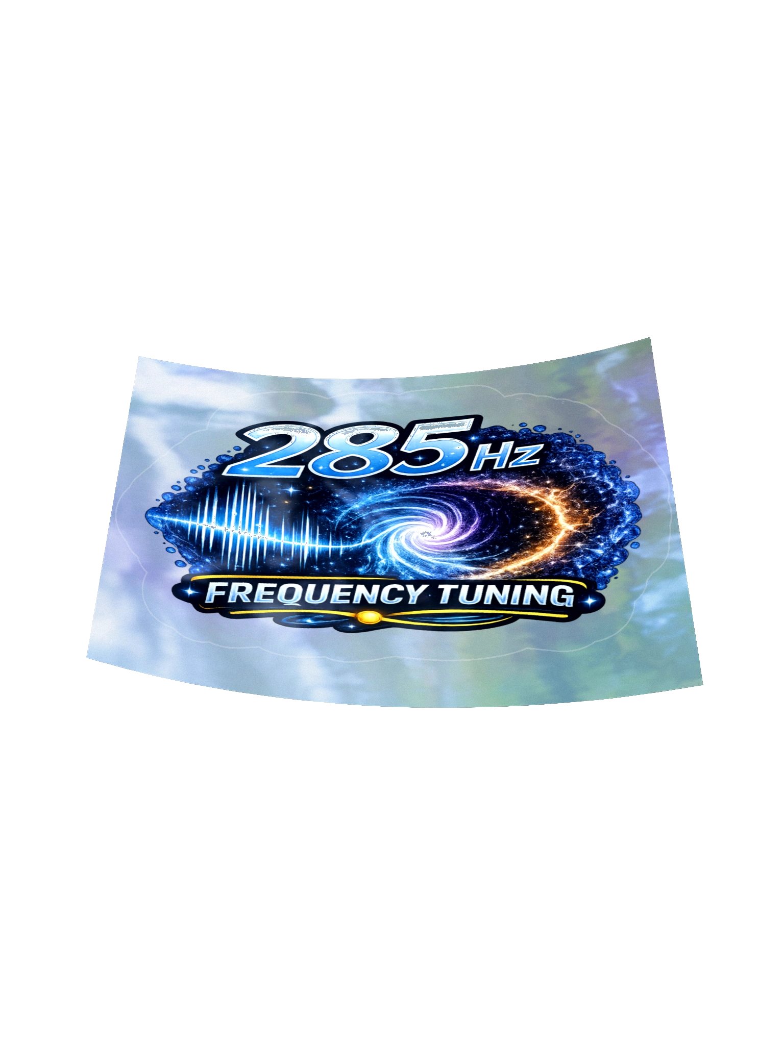 285 Hz Frequency Sticker on Holographic backing product image (16)
