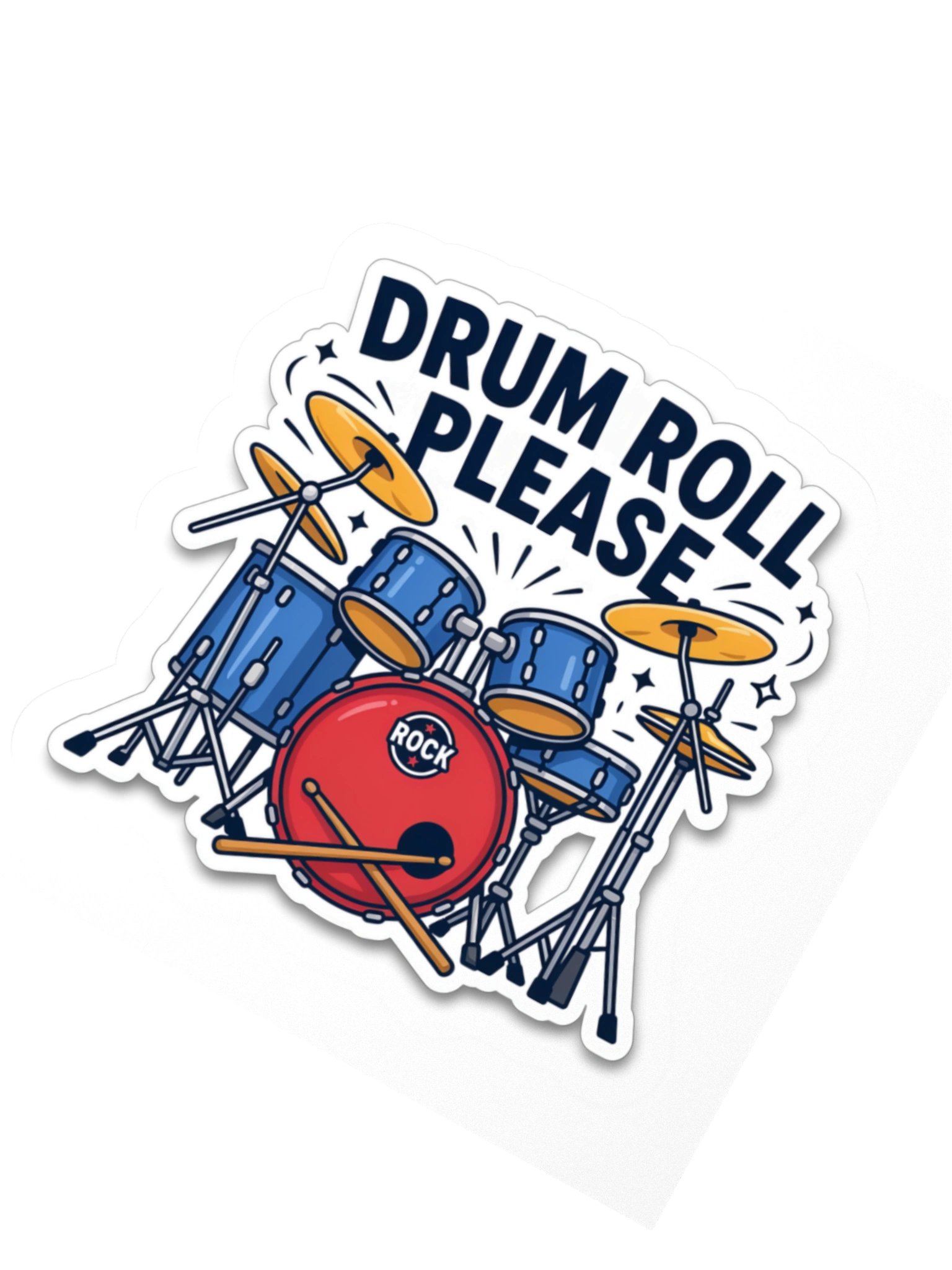 Drum Roll Please Rock Sticker product image (5)