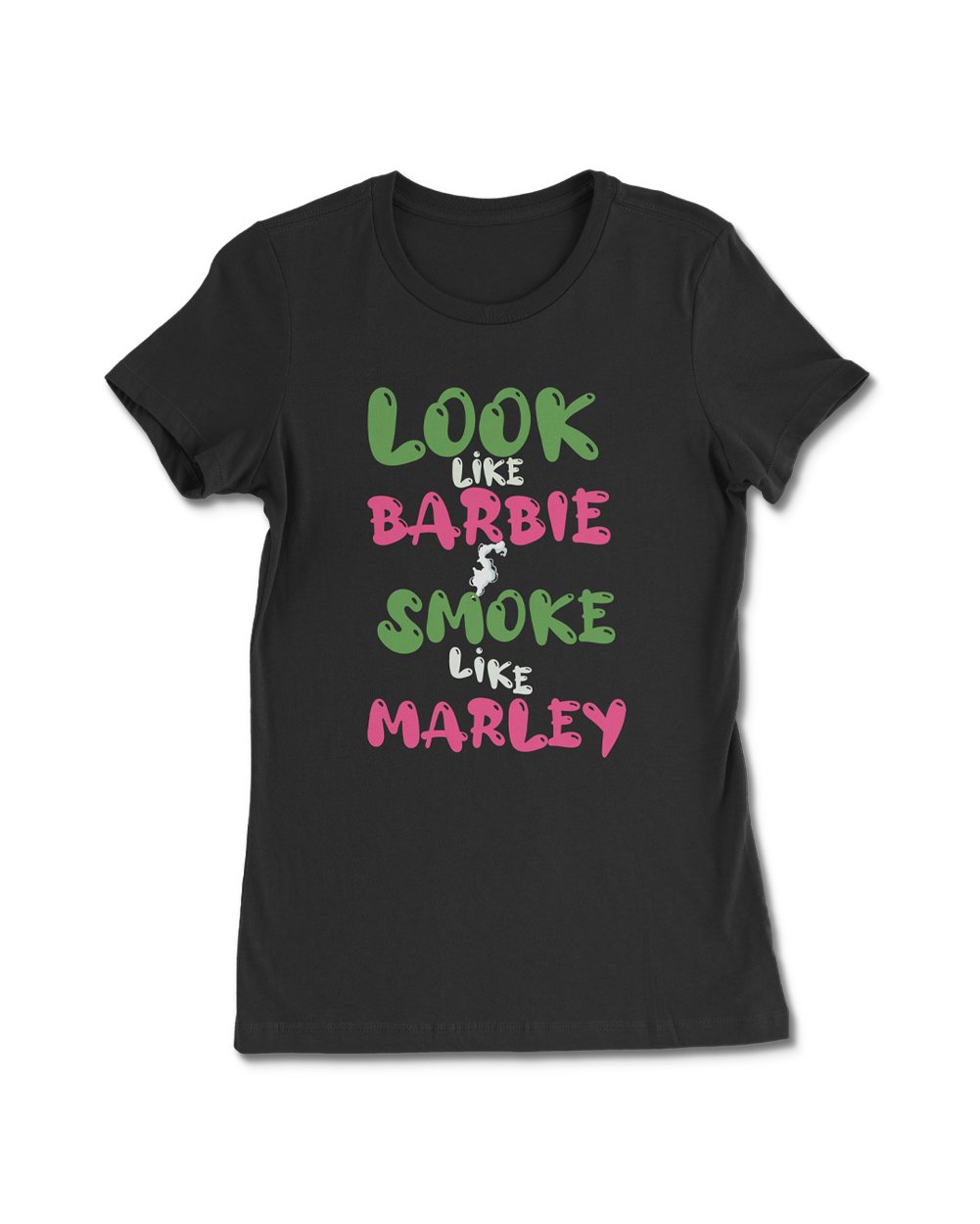 LIKE BARBIE, LIKE MARLEY TEE BLACK product image (1)