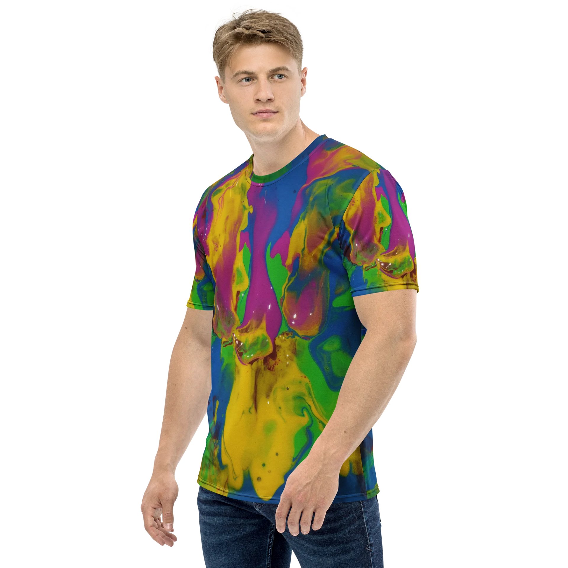 Customizable All-Over Print Crew Neck T-Shirt product image (3)