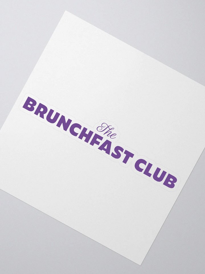 Brunchfast Club Sticker product image (6)