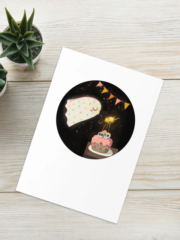 Birthday Little Ghost - Greeting Card product image (9)