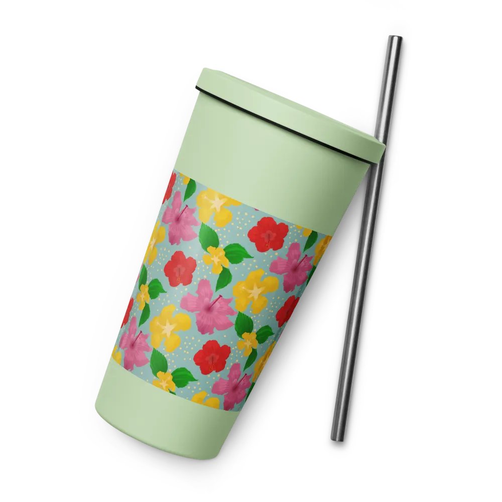 Hibiscus Flower Pattern Tumbler product image (9)