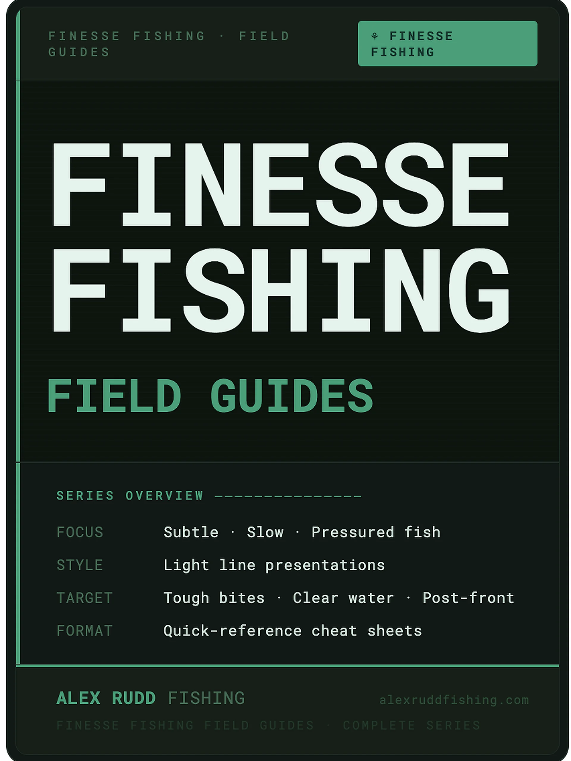 Finesse Fishing Field Guide Set product image (1)