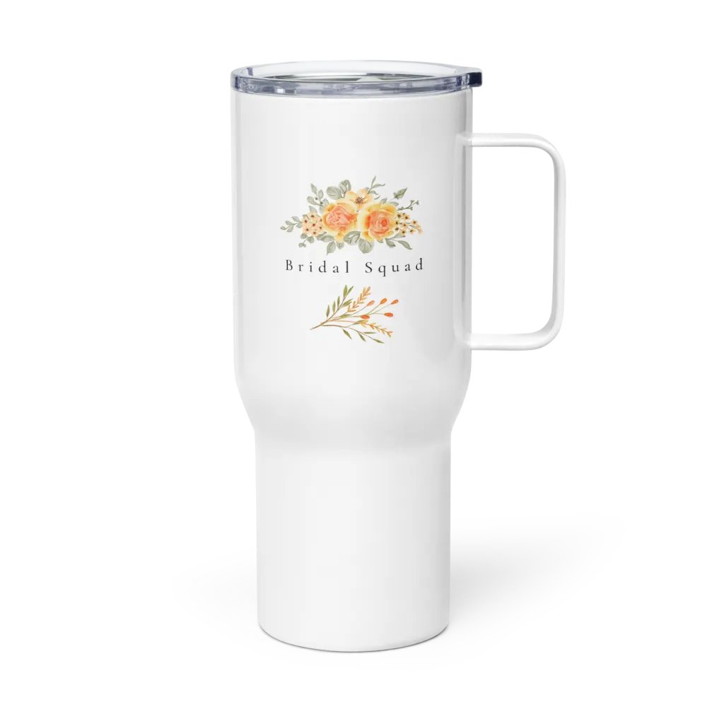 Bridal Squad 005 Yellow Roses Travel Mug product image (3)