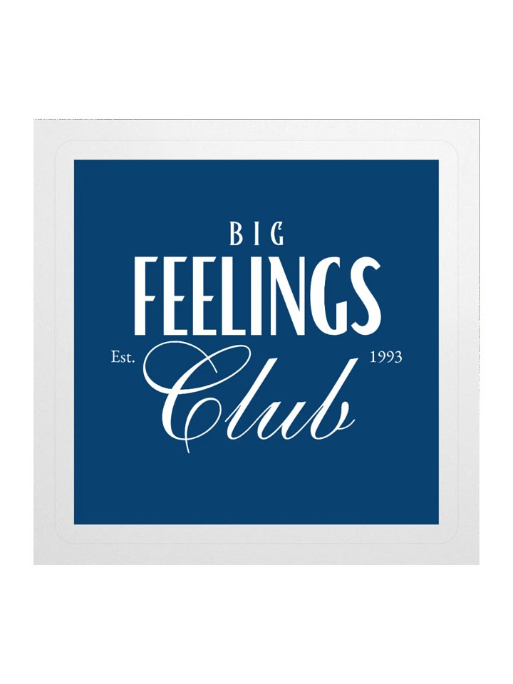 Big Feelings Club Stickers product image (2)