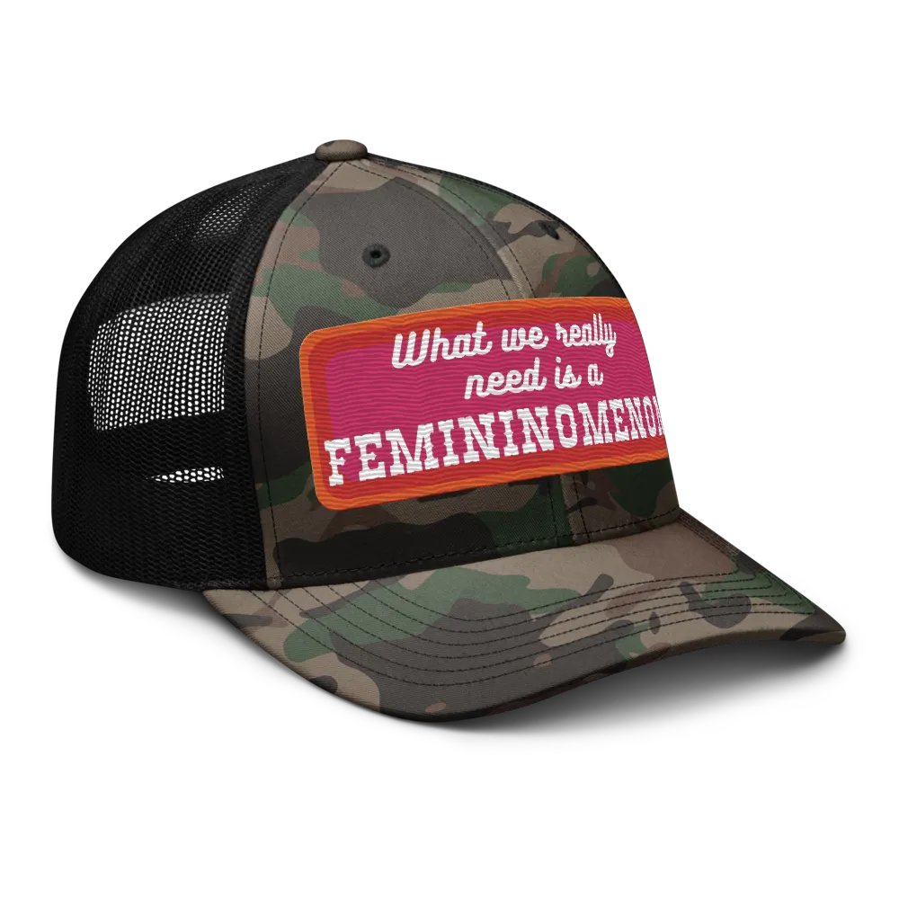 Femininomenon Camo Trucker Hat. product image (7)