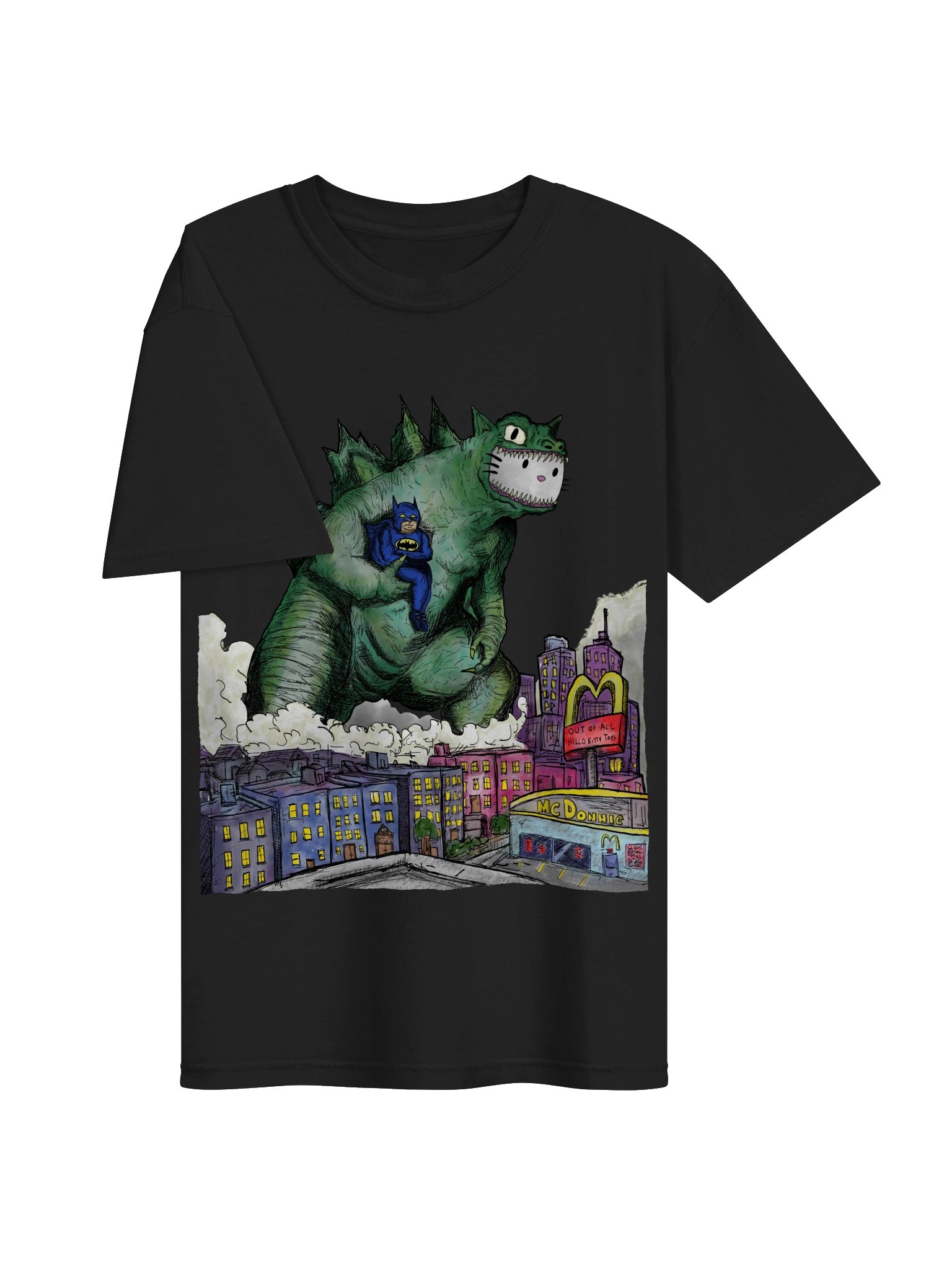 Hello Godzilla Kitty! Shirt product image (3)