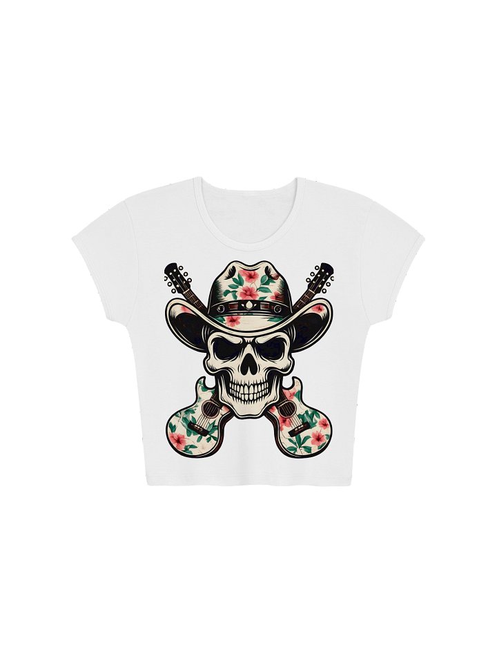 Country Hardstyle | Desert Bloom | Damen Ripp-Crop-Top product image (7)