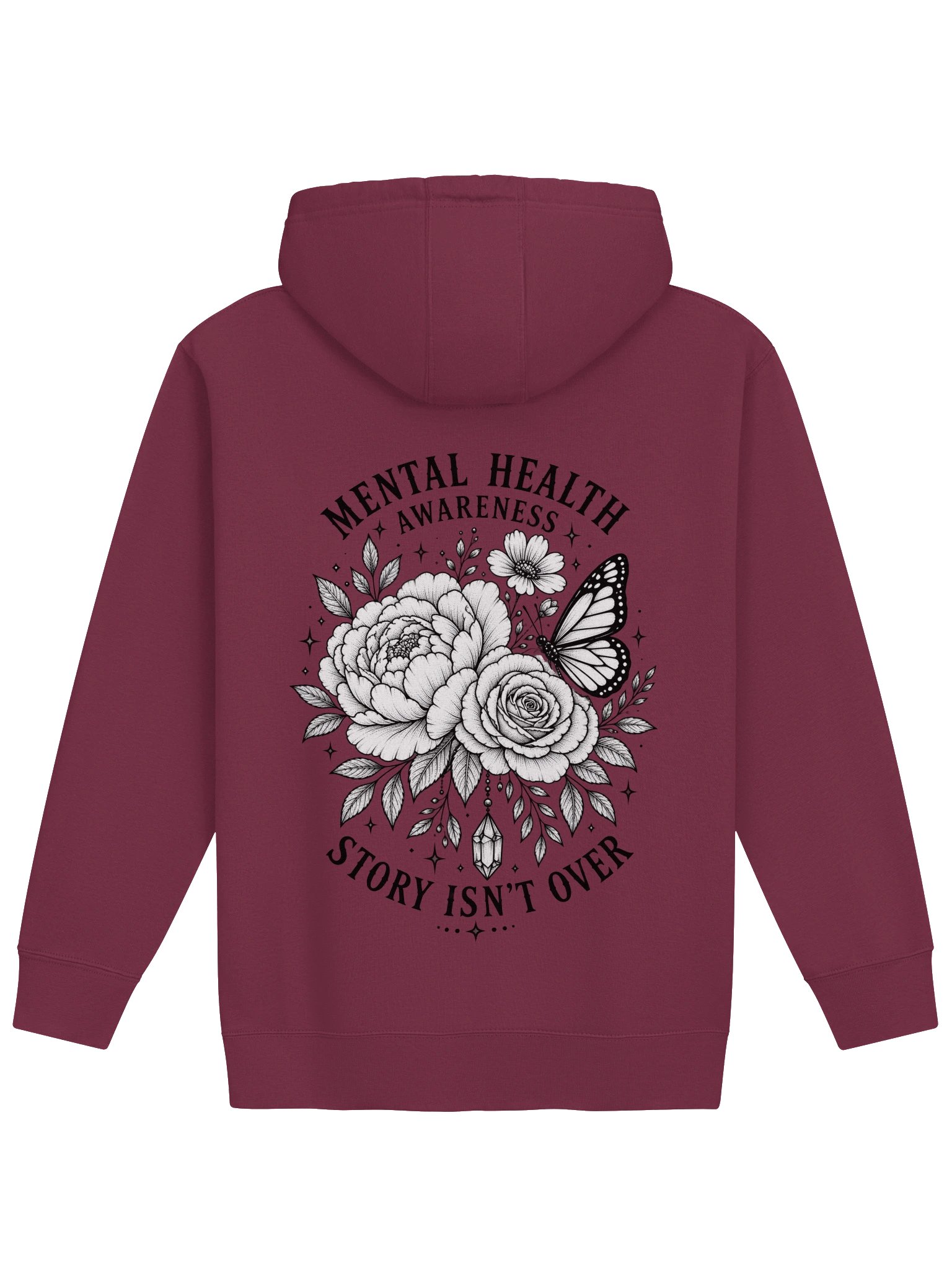 Your Story Isn’t Over – Mental Health Awareness Hoodie product image (9)