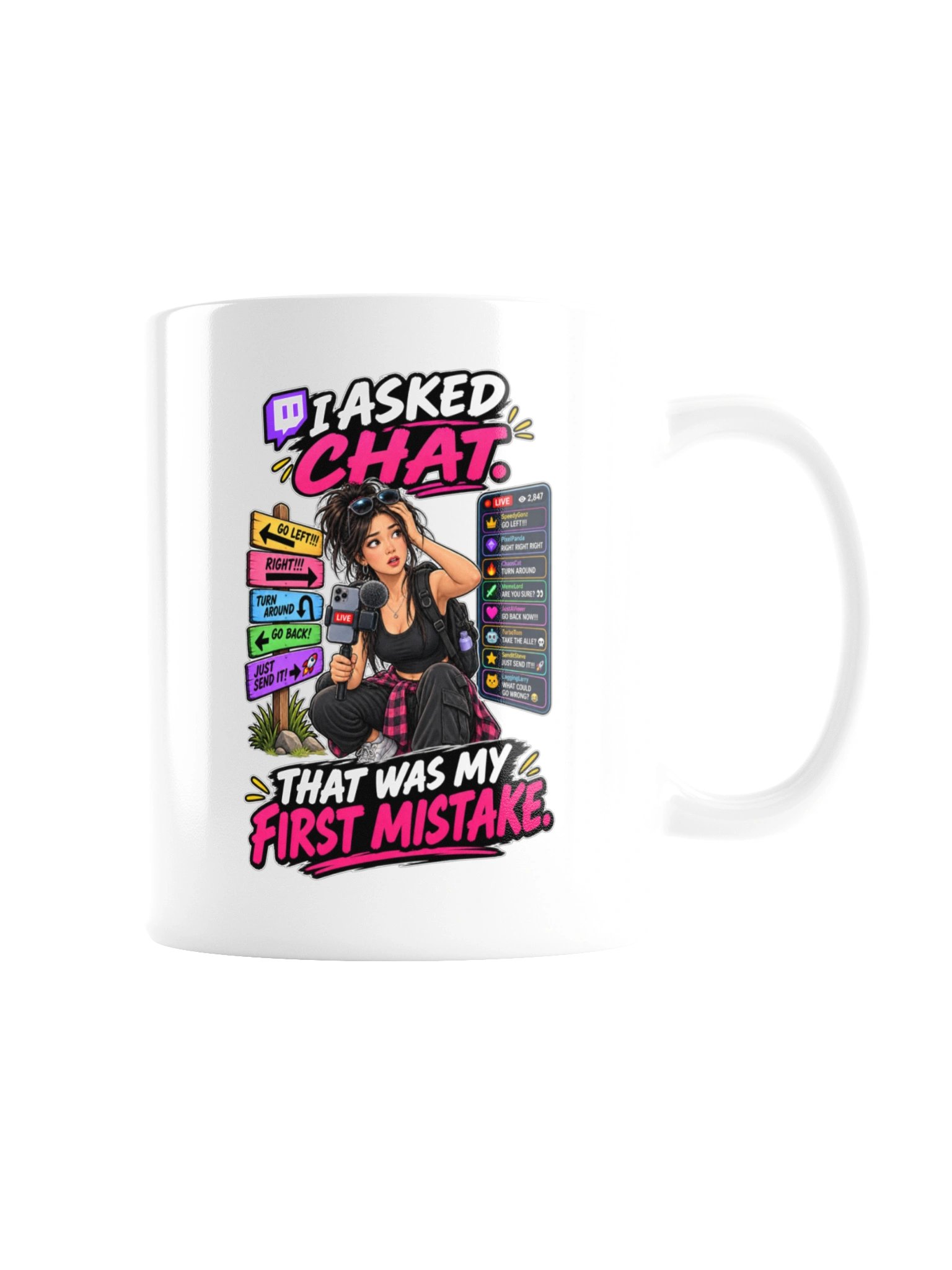 I ASKED CHAT. THAT WAS MY FIRST MISTAKE - WOMAN - MUG product image (9)