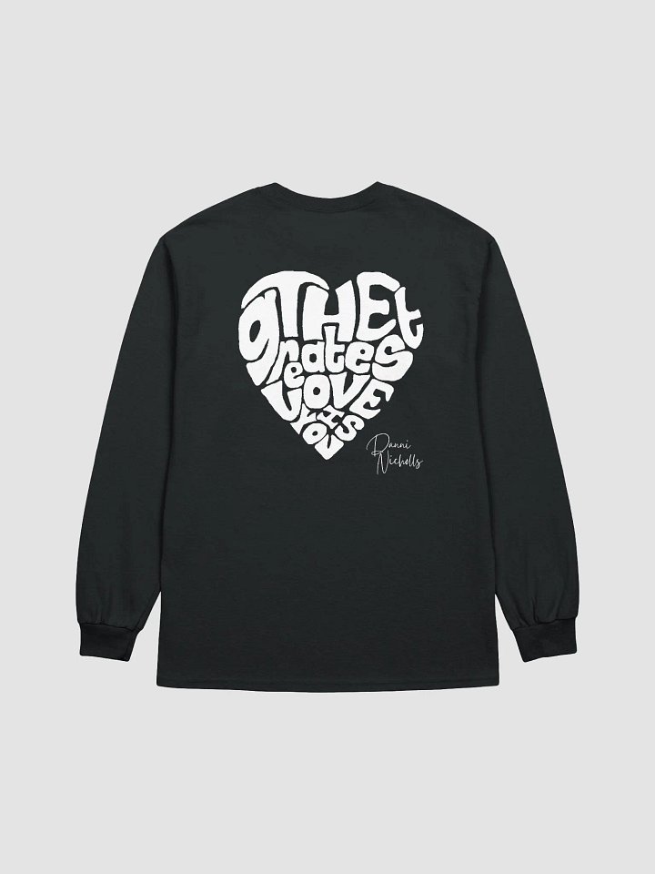Lyric Heart long sleeve front & back product image (2)