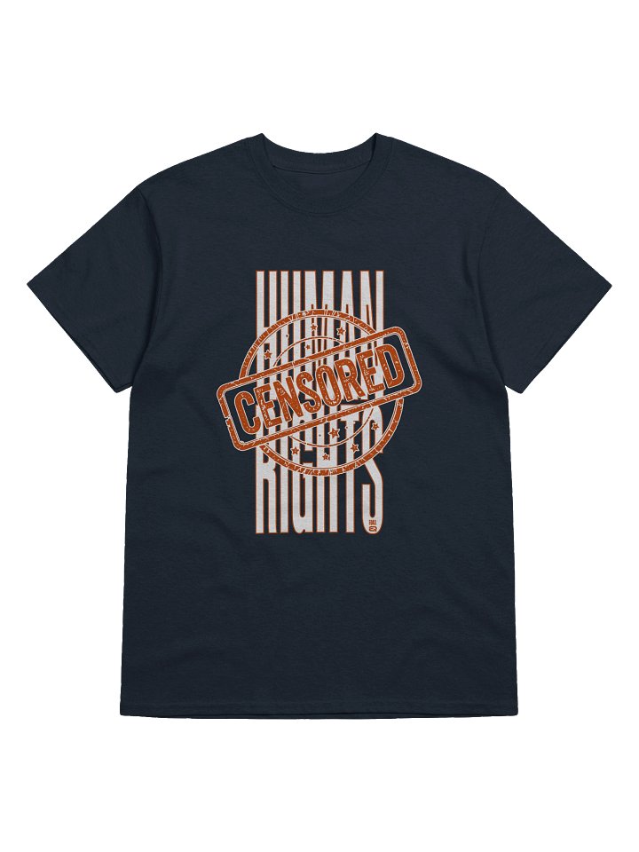 Gildan_EQALL® Essentials Human Rights Matter Tee_White / Orange product image (1)