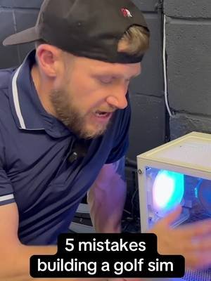 5 mistakes I made building my golf sim, Full video… you know where, in bio  #golf #golfsimulator #diy #golfsim #simgolf 