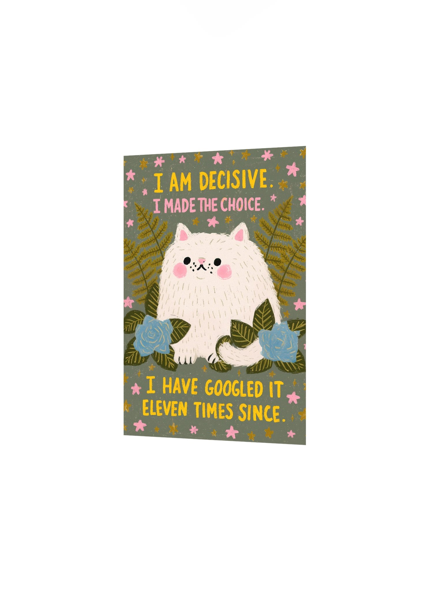 Decisive Cat Meme Poster product image (16)