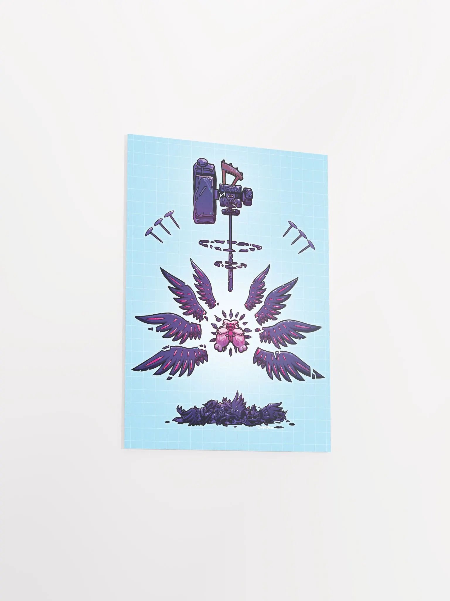 Biblically Accurate Angel Hammer Poster product image (11)