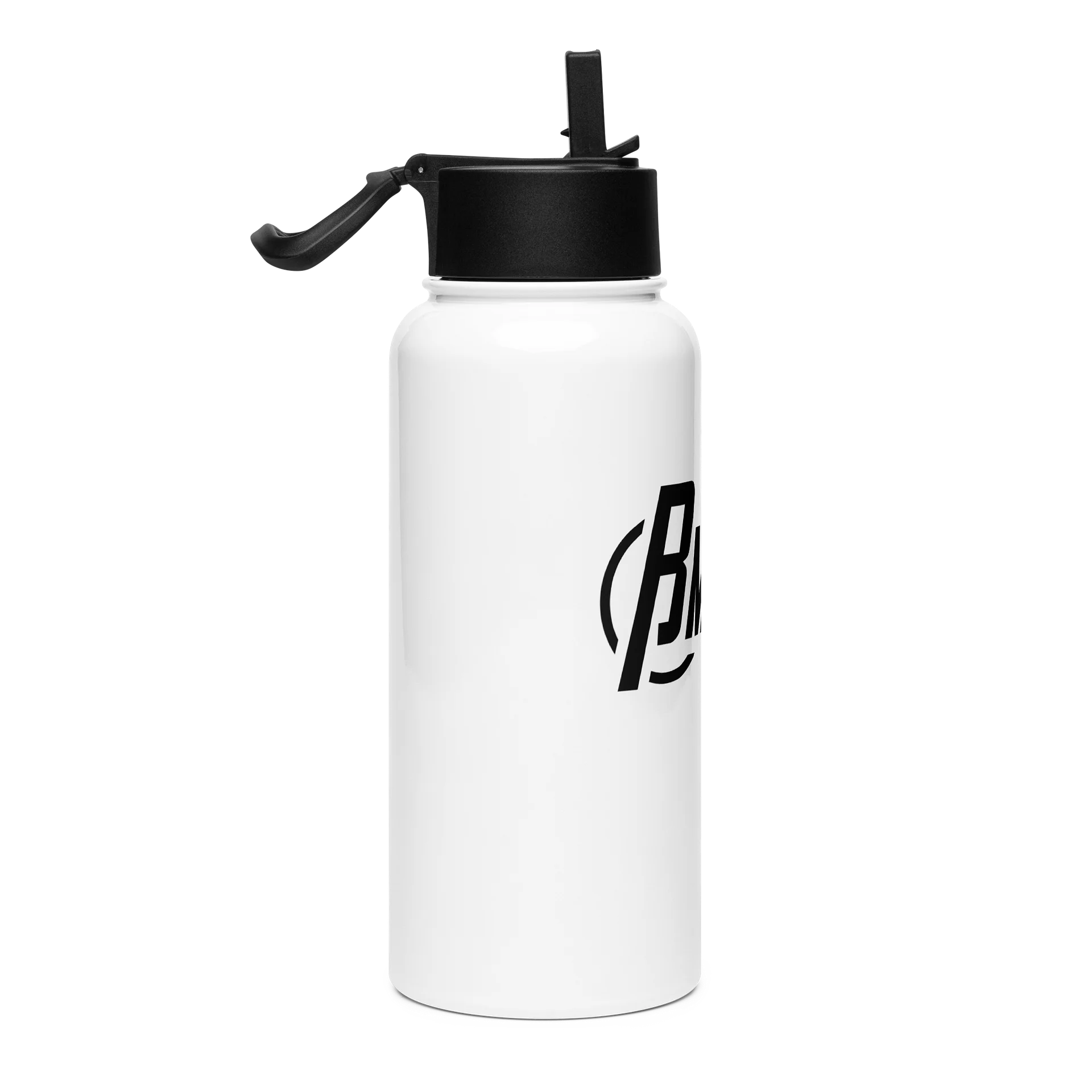 Midnight Black Straw Lid Water Bottle product image (4)
