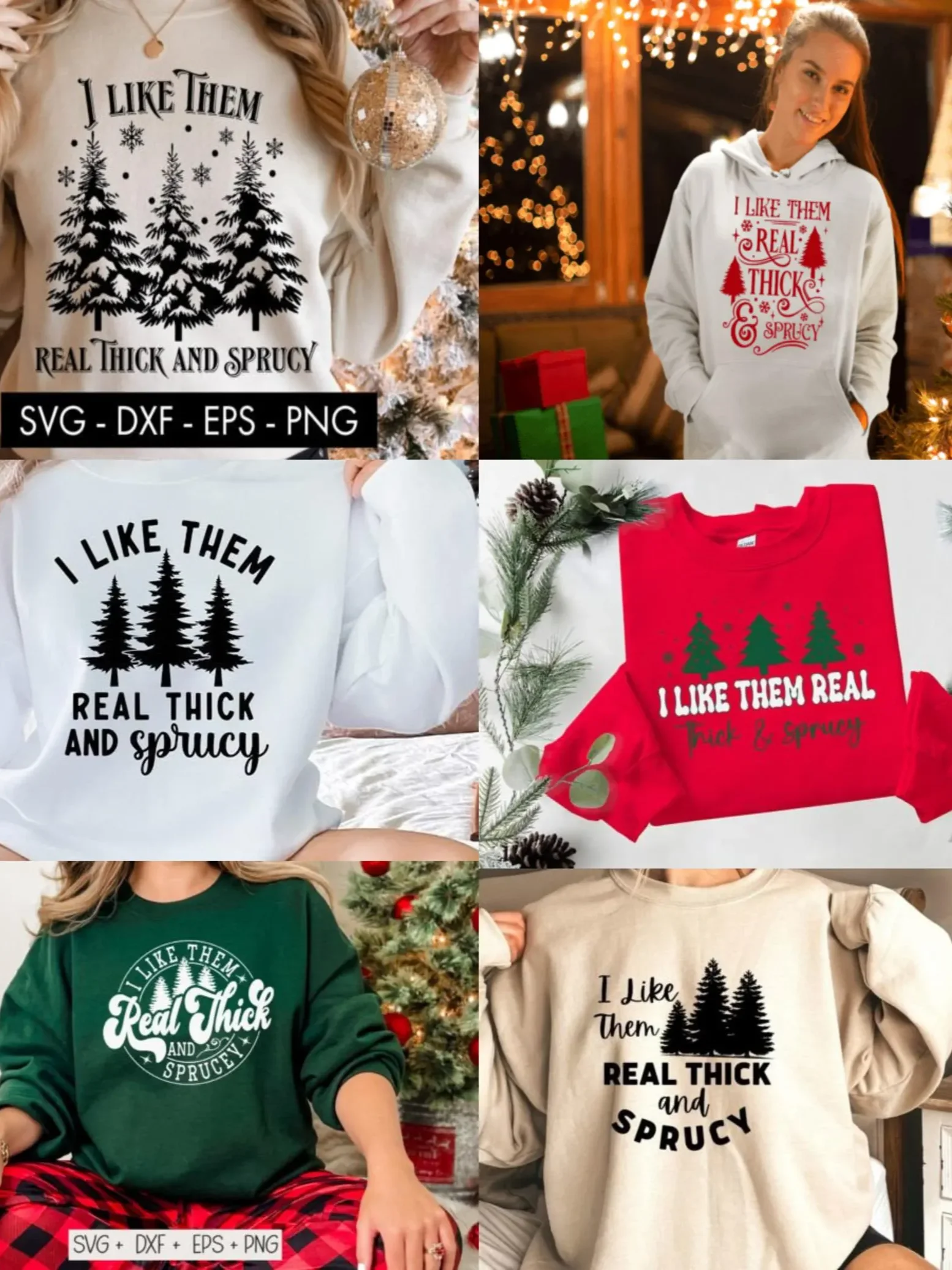 I like them real thick and sprucy bundle svg png Thick and sprucey bundle svg product image (4)