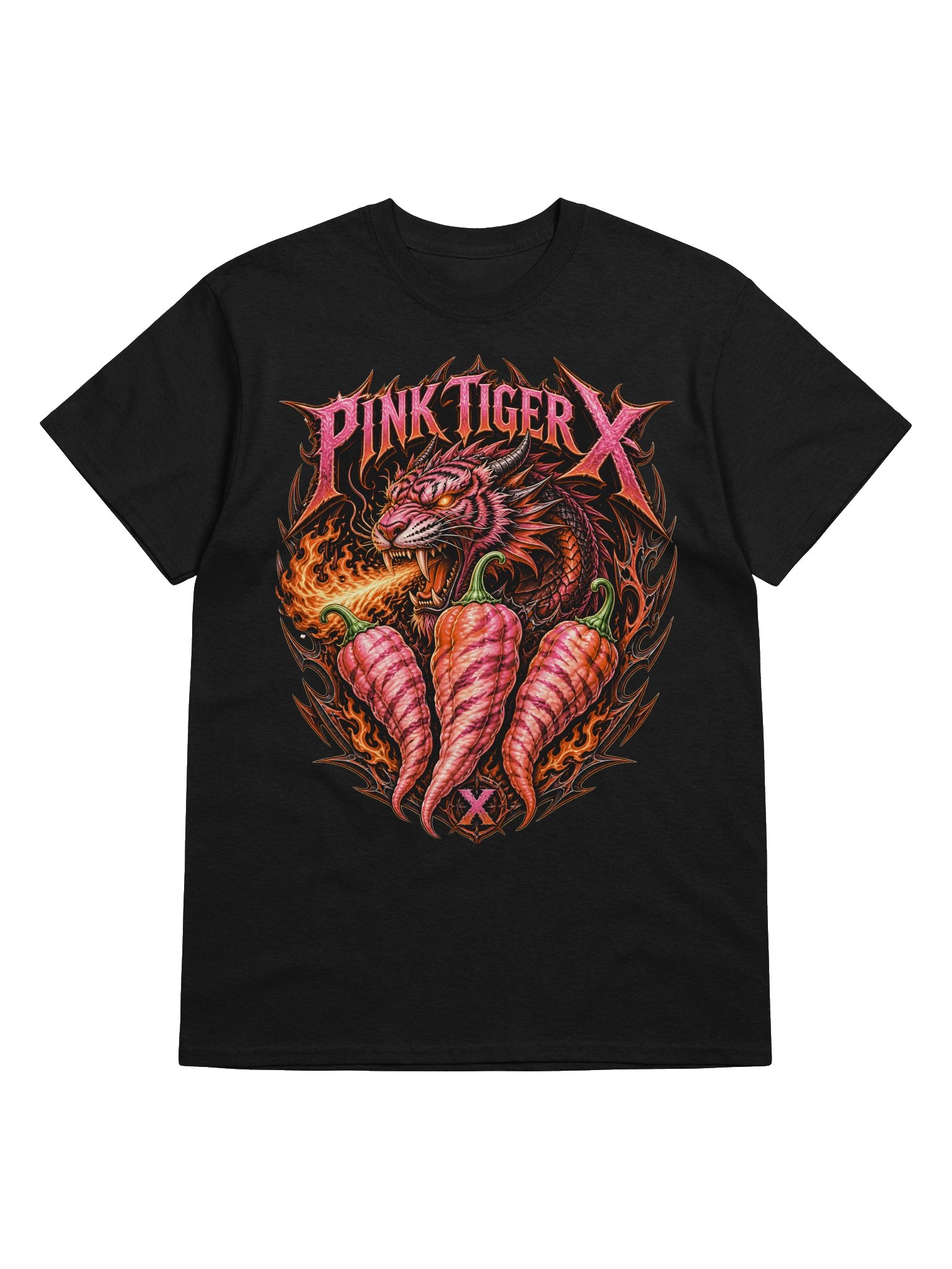 Pink Tiger X Chilli T-Shirt | Fiery Superhot Pepper Tee product image (21)