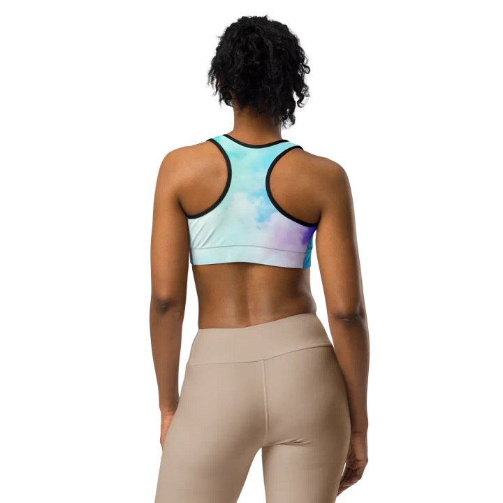 Blur cloud rainbow Design Sports Bra - V2 product image (1)