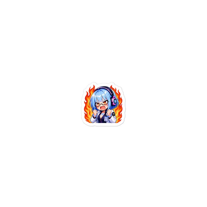Lady Frost Rage Emote - Die Cut Sticker product image (2)