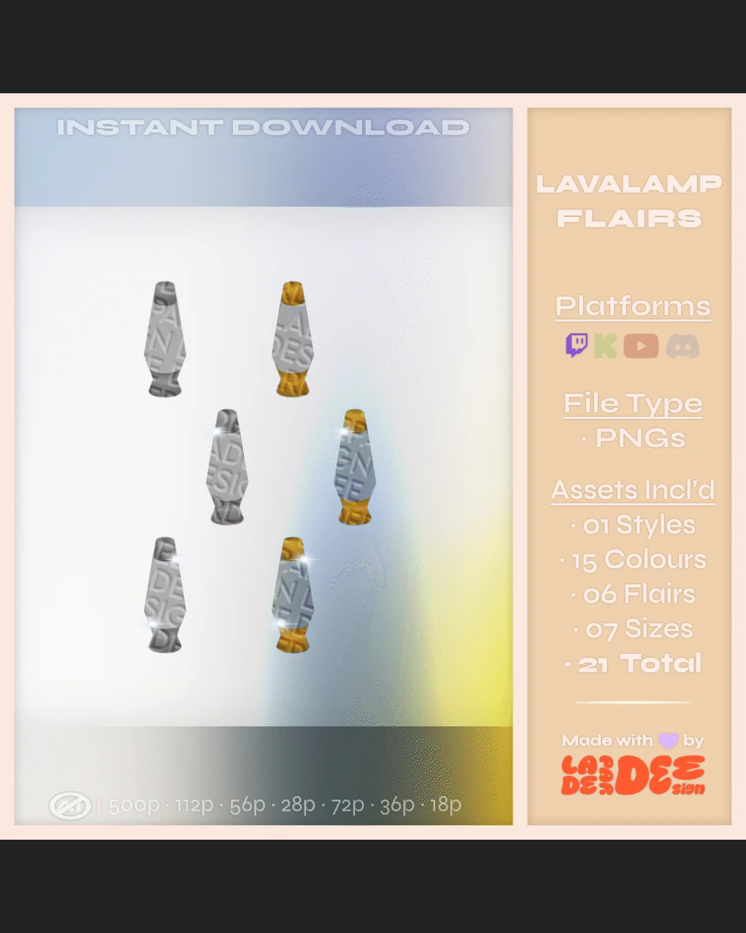 Lava Lamp Badges product image (5)