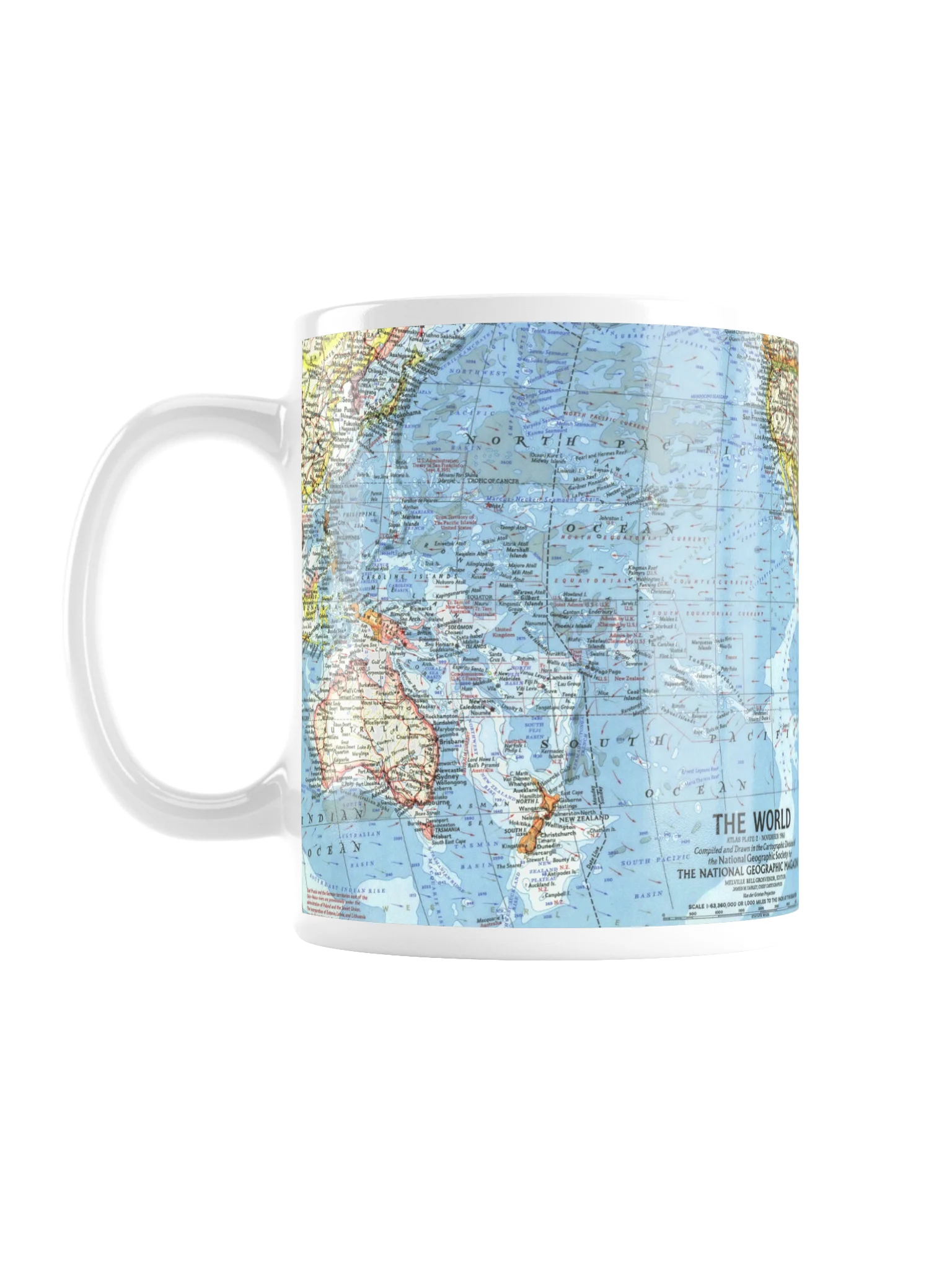 Atlas World Map Glossy Mug product image (1)