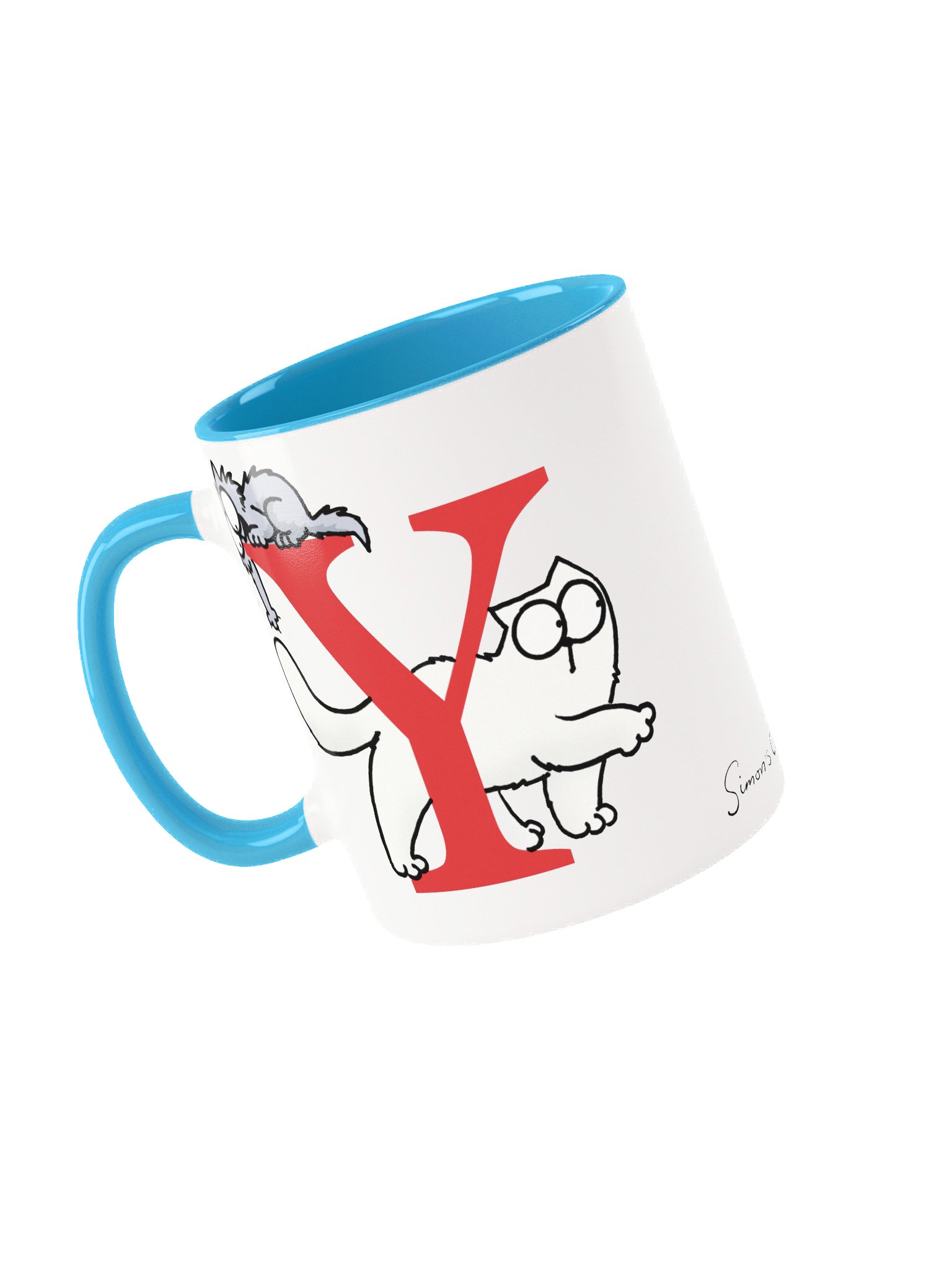 Cat Monogram Mug - Y product image (3)