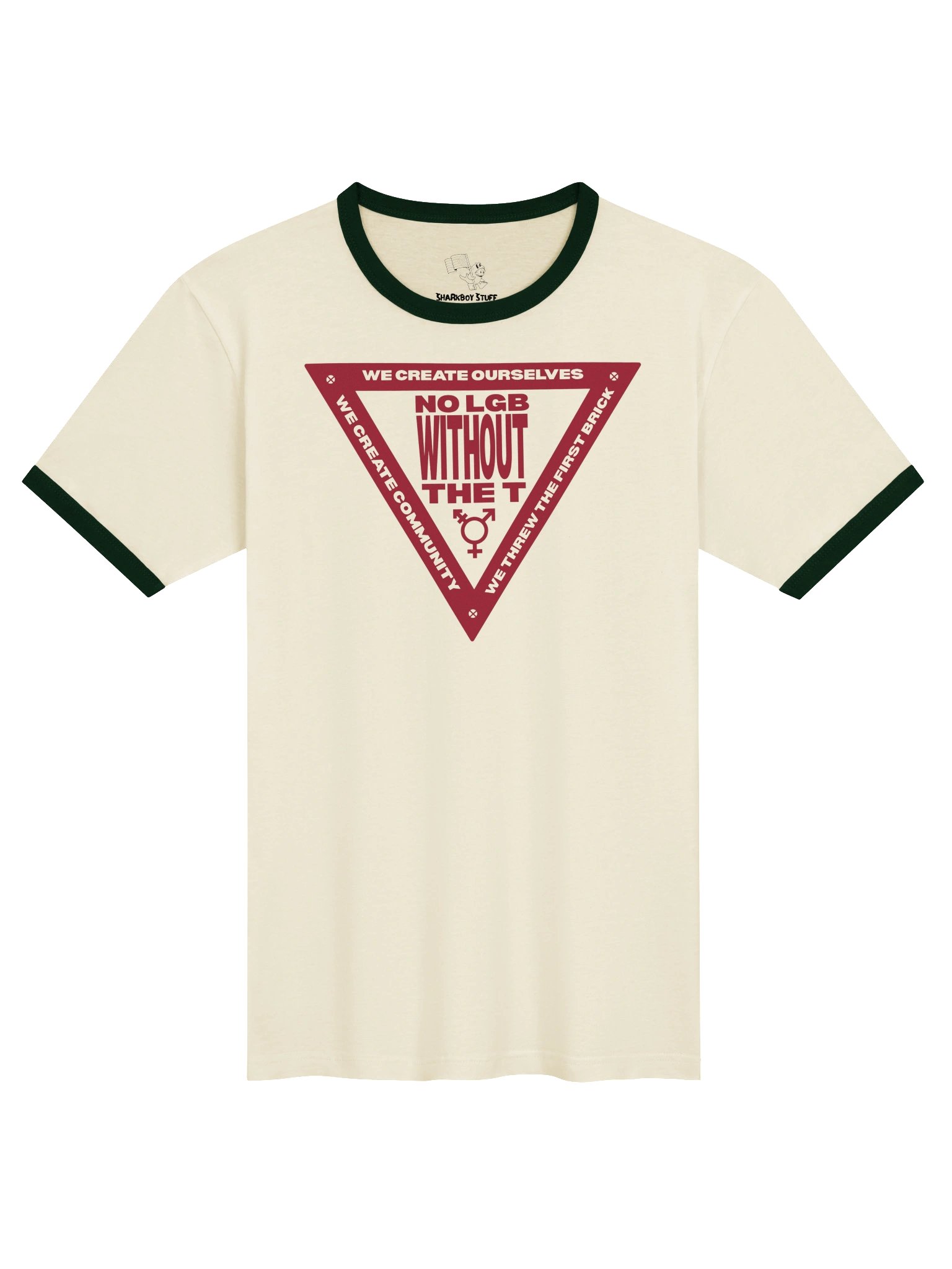 NO LGB WITHOUT THE T Ringer Tee product image (8)