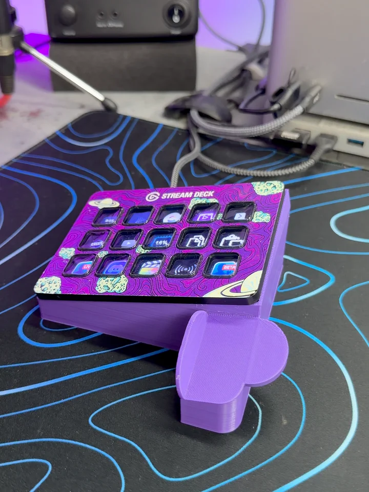 Elgato Stream Deck Ergo Stand .STL File Download product image (2)