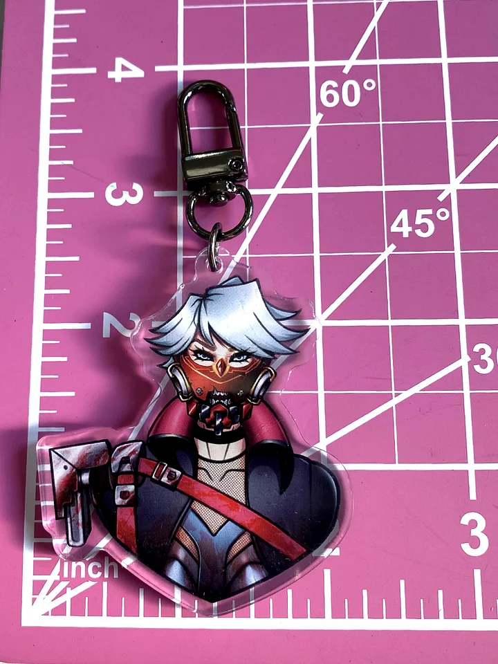 Skull Merchant Acrylic Keychain product image (2)