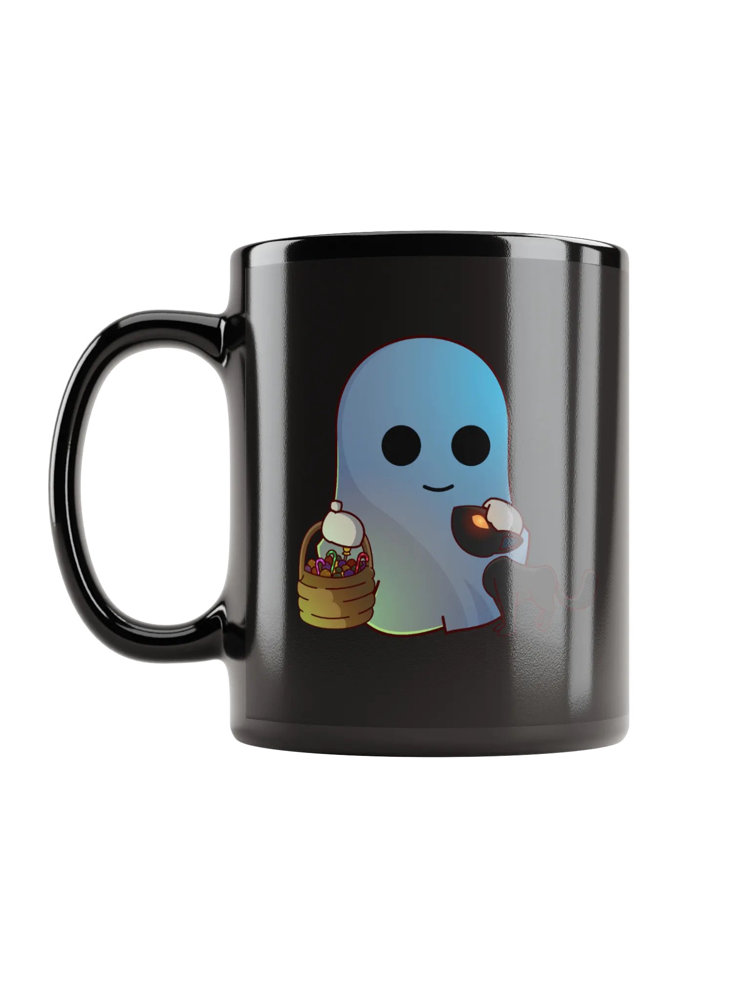 Pet ghost - Black mug product image (2)