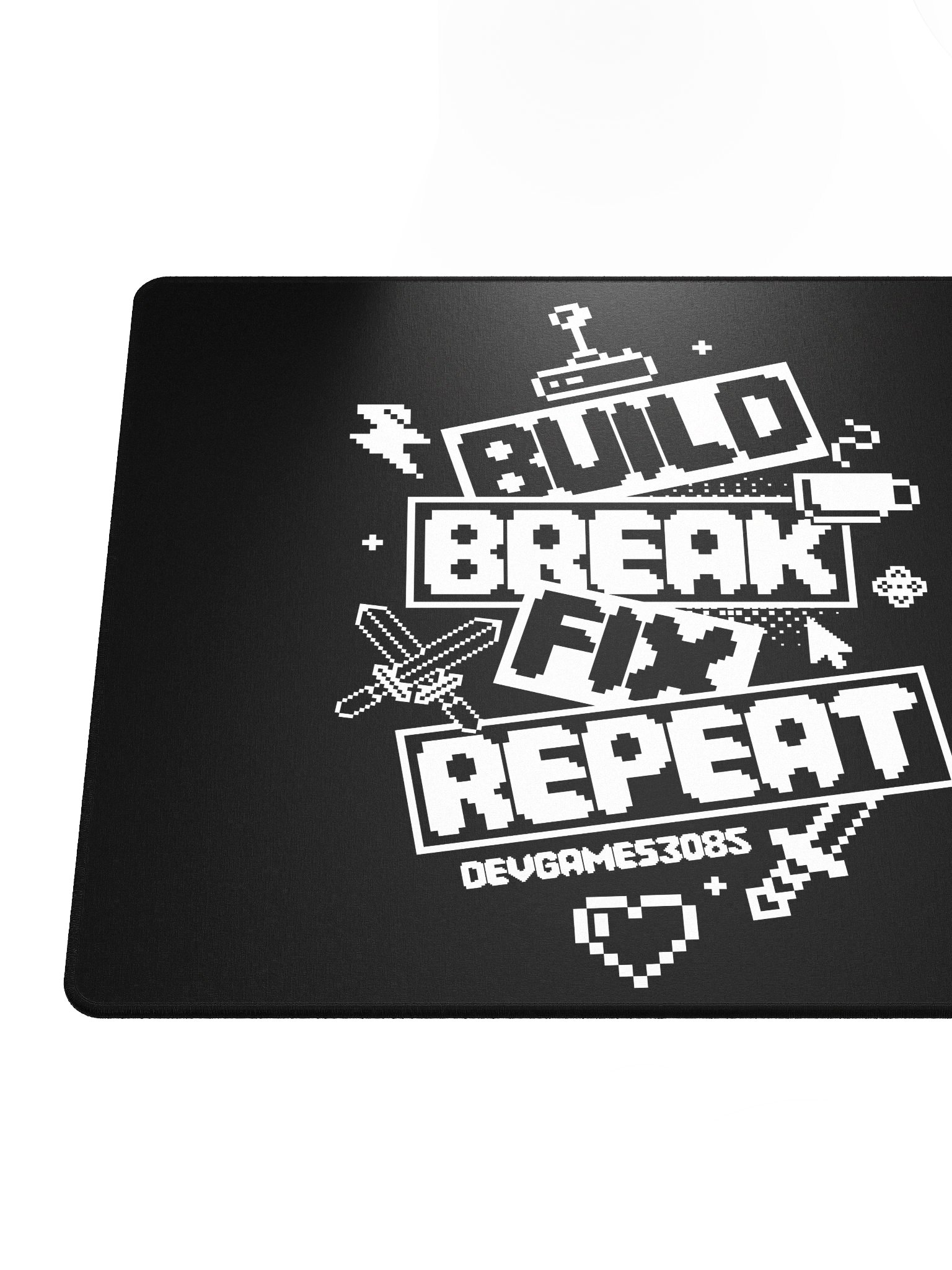 Build. Break. Fix. Repeat. Mouse Pad product image (4)