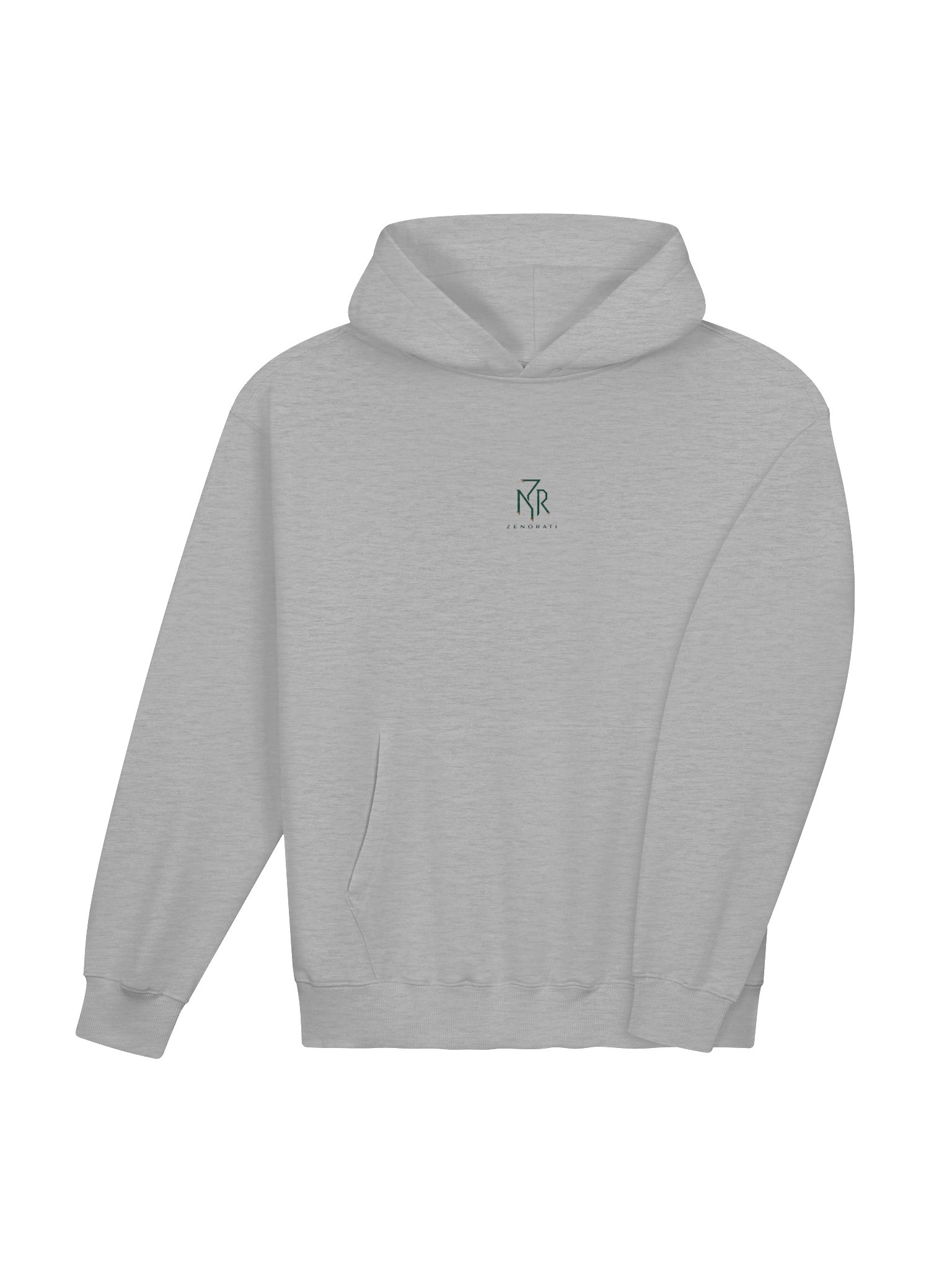 ZENORATI Minimal Logo French Terry Hoodie product image (8)