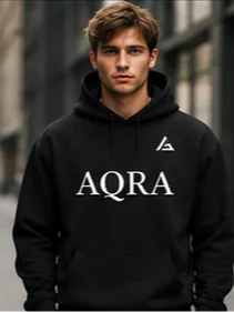 AQRA Bold Wordmark Box Hoodie product image (1)