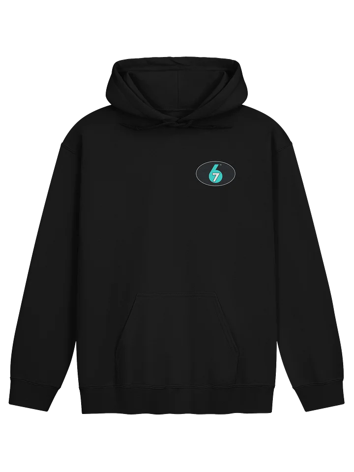 Adult Pull-over Hoodie - Black, Logos on front/back product image (1)