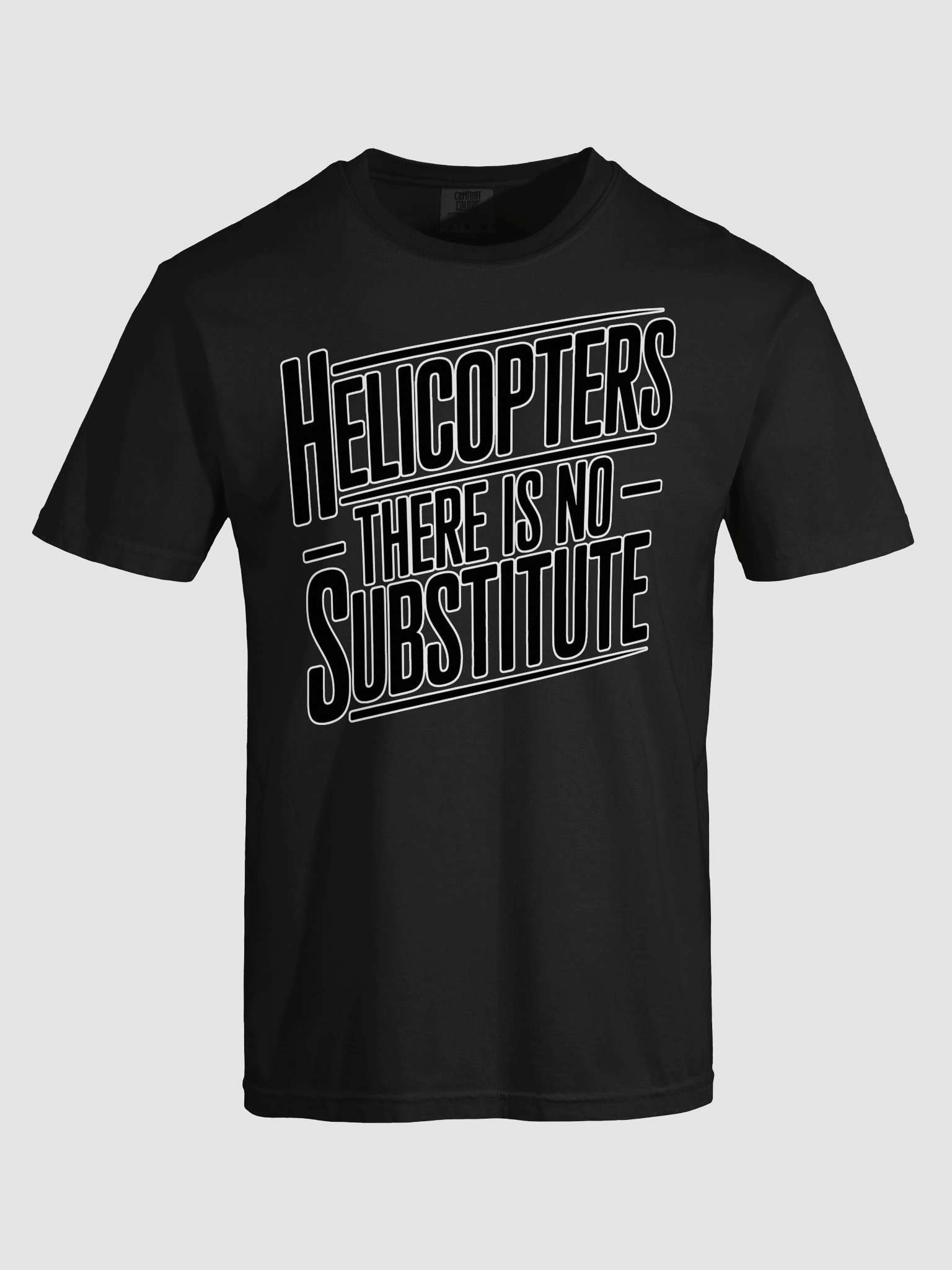 Helicopters - There is No Substitute T-Shirt (DTG) product image (5)